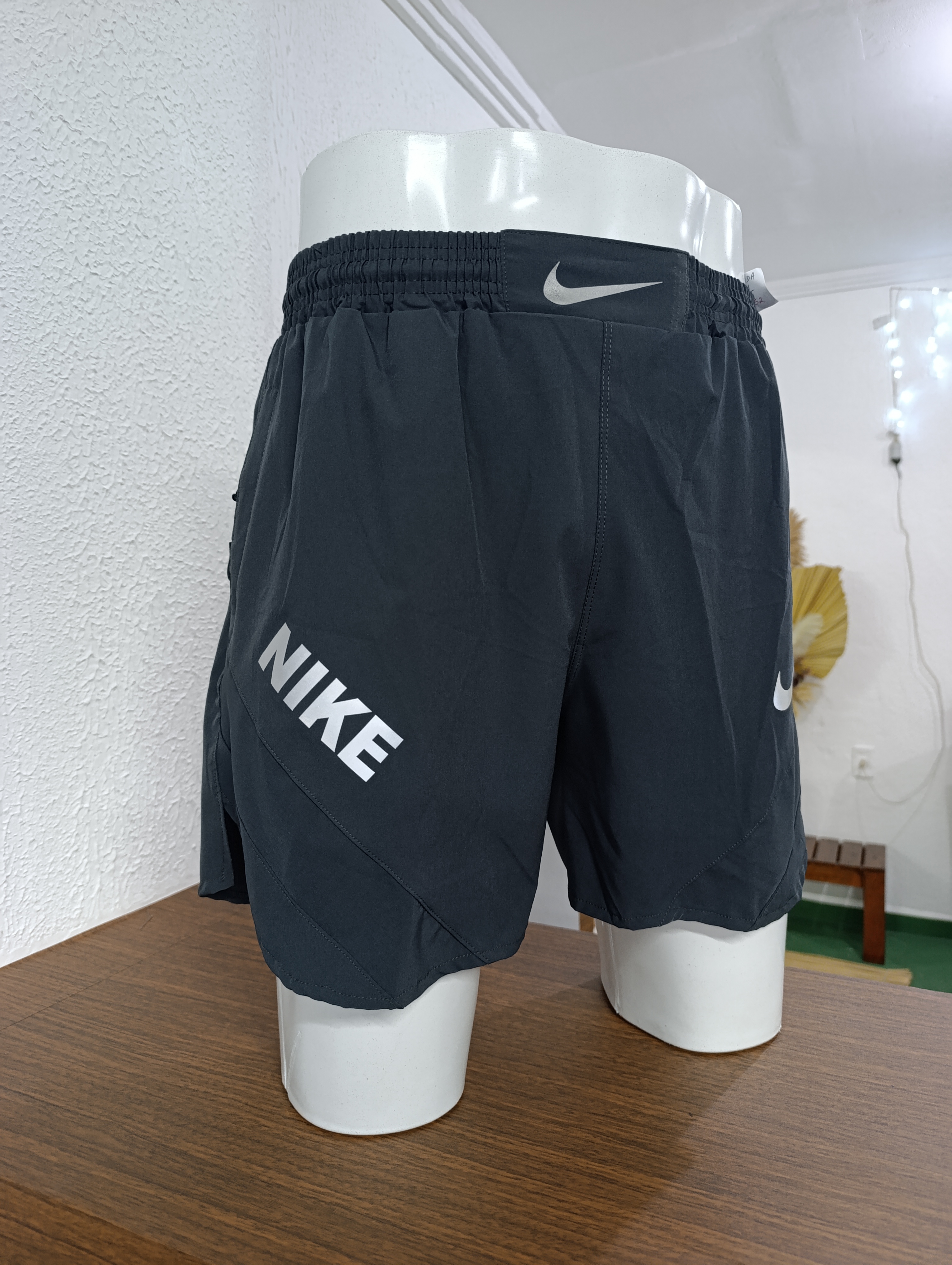 Short Masculino M Corrida impermeável cor GRAFITE