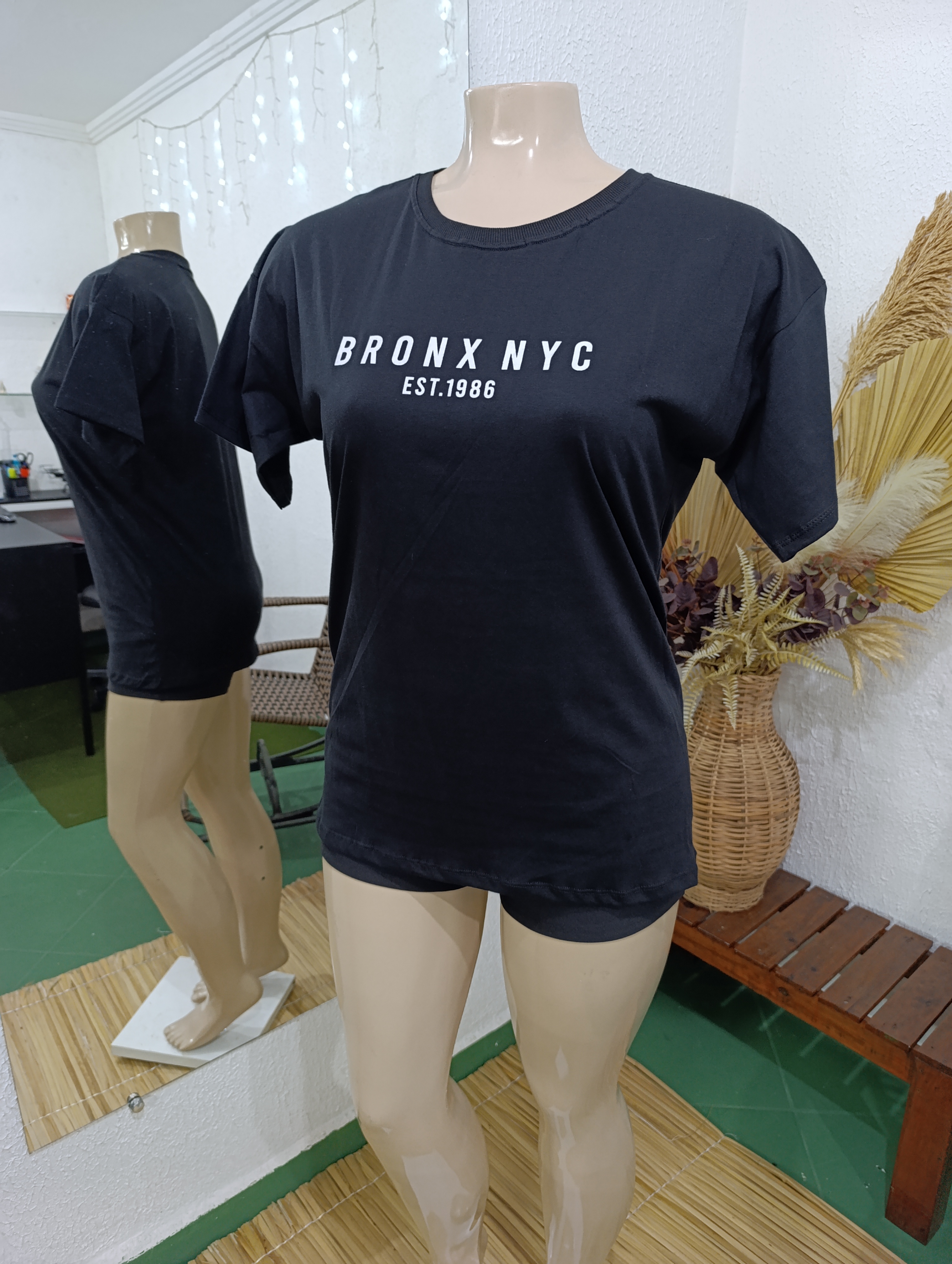 Blusa GG Veste 46 preta BRONX NYC