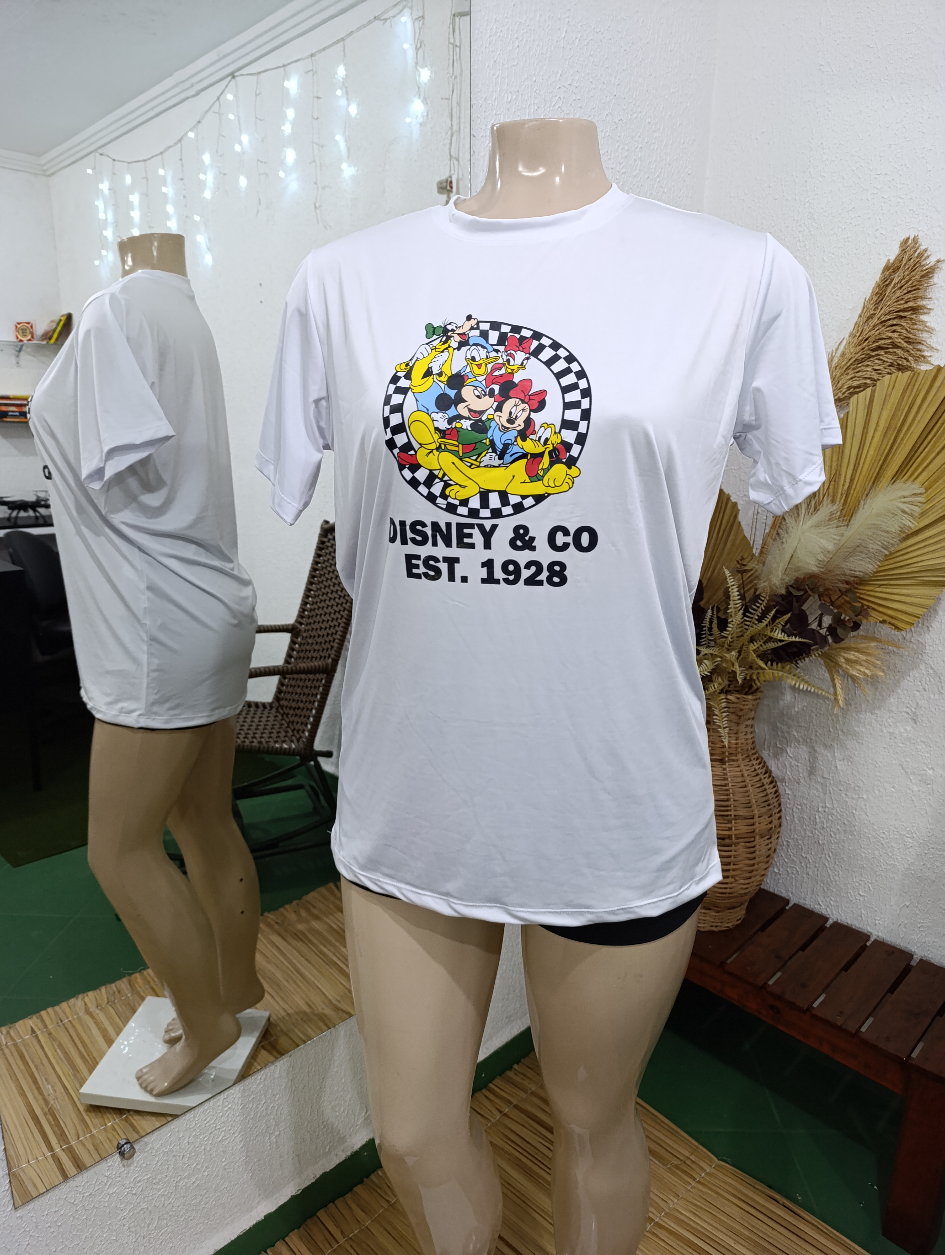 Blusa GG veste 46/48 Branca Disney