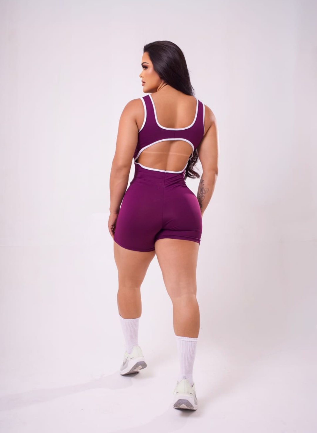 Macaquito G cor ROXO modelo regata