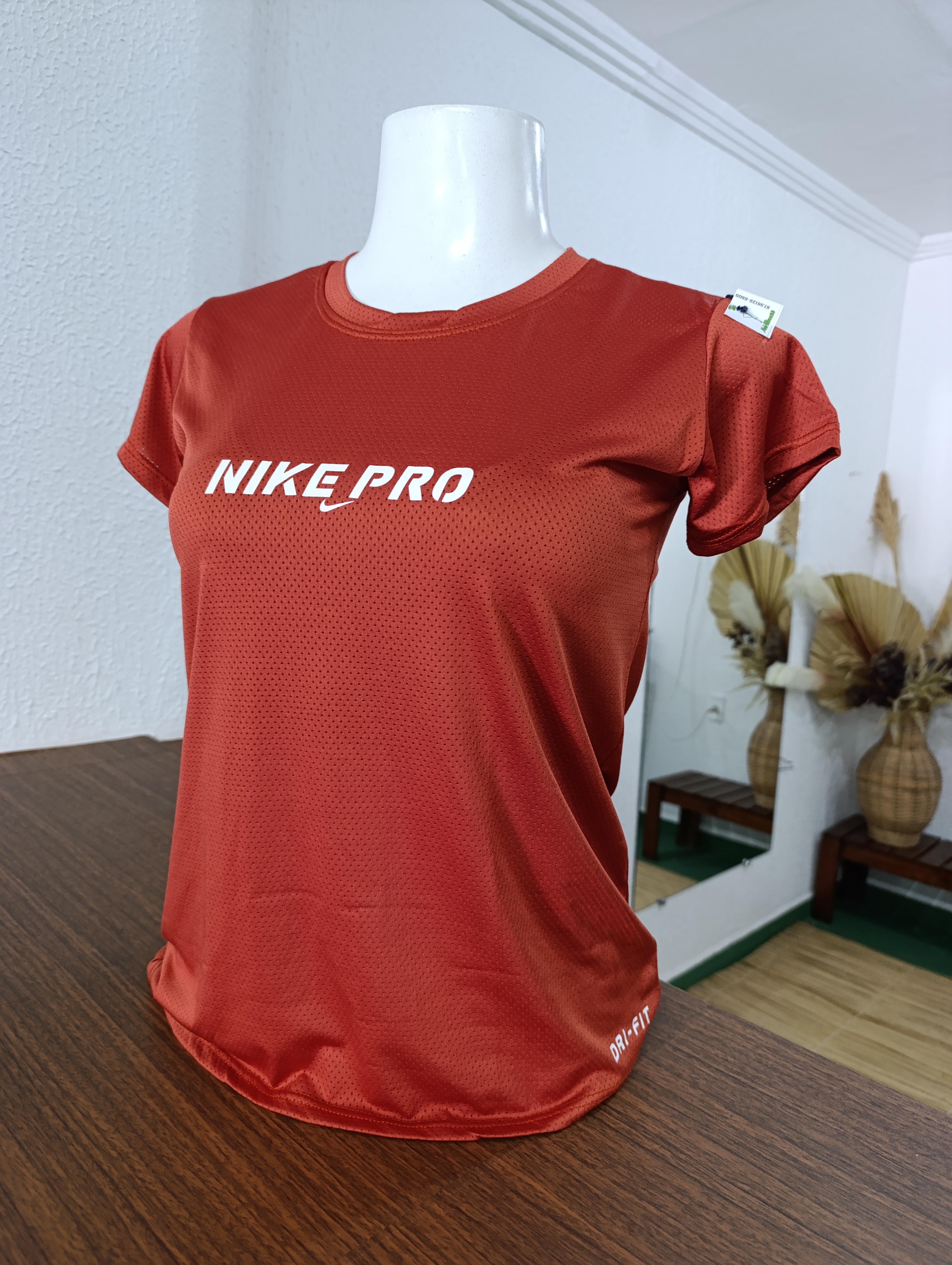 Blusa M Dryfit cor TELHA