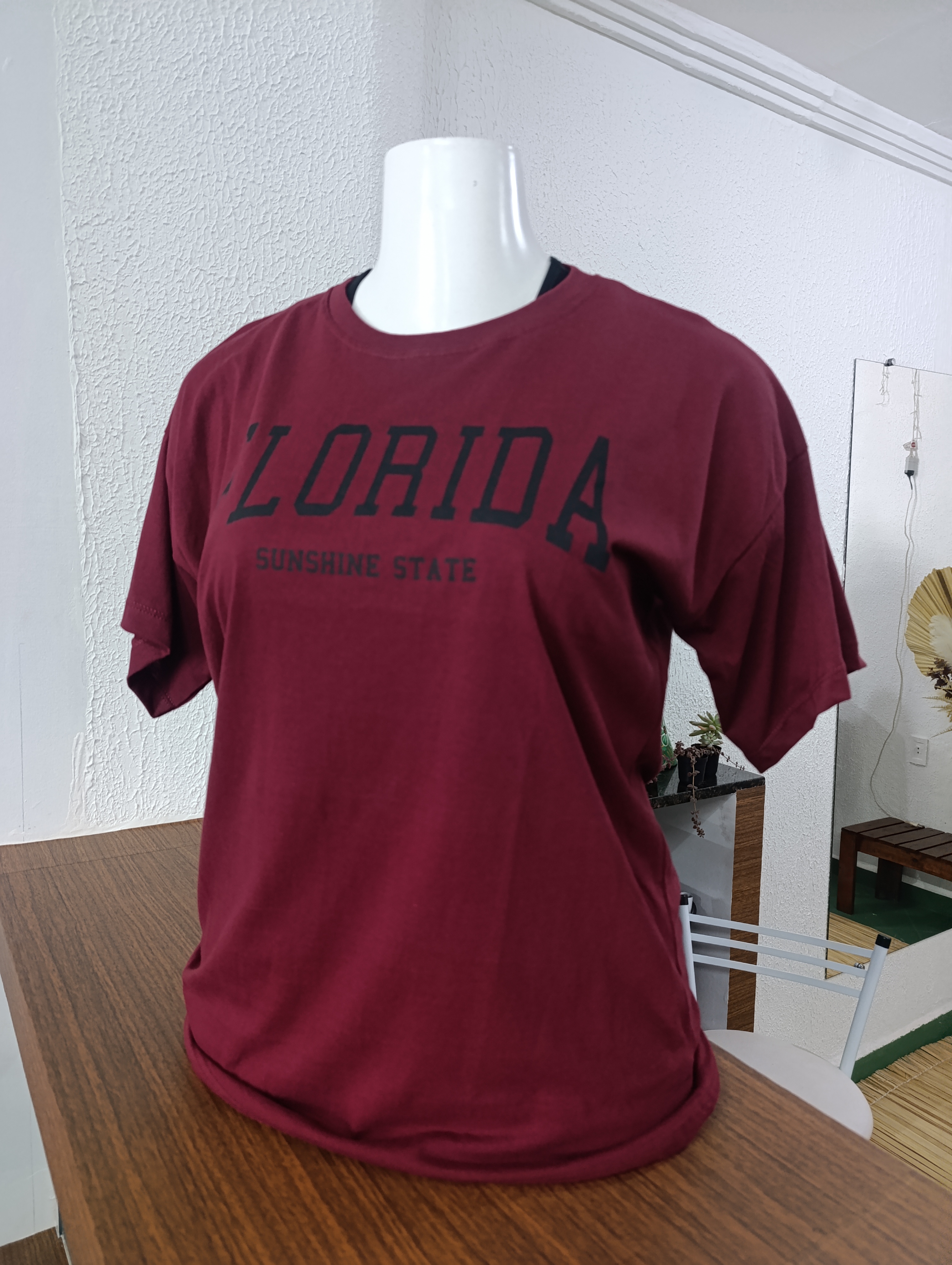 Blusa GG cor VINHO FLORIDA