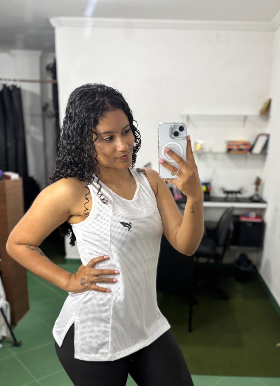 Regata M Dryfit BRANCA PROMOÇÃO