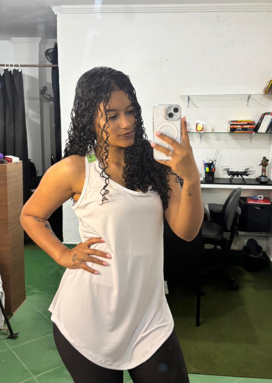 Regata M UV longa Branca PROMOÇÃO