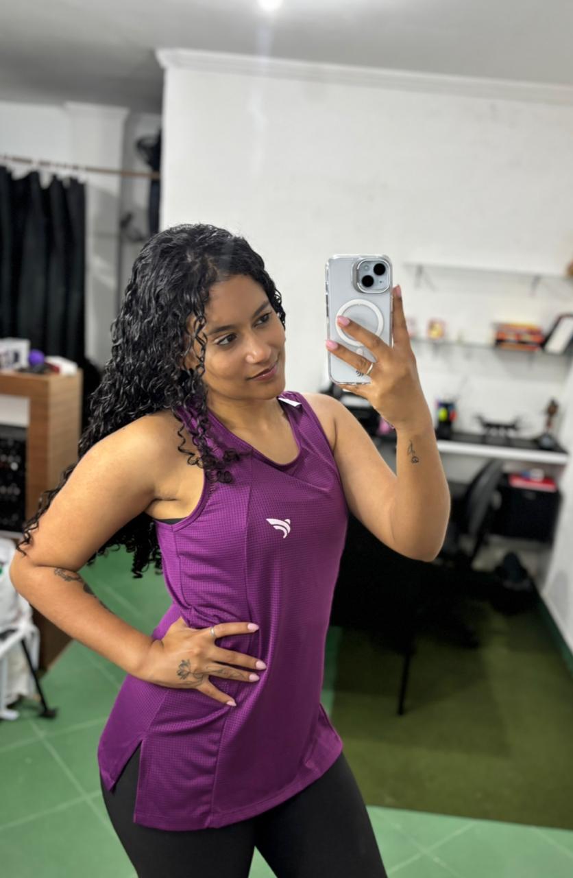 Regata G Dryfit cor ROXA PROMOÇÃO