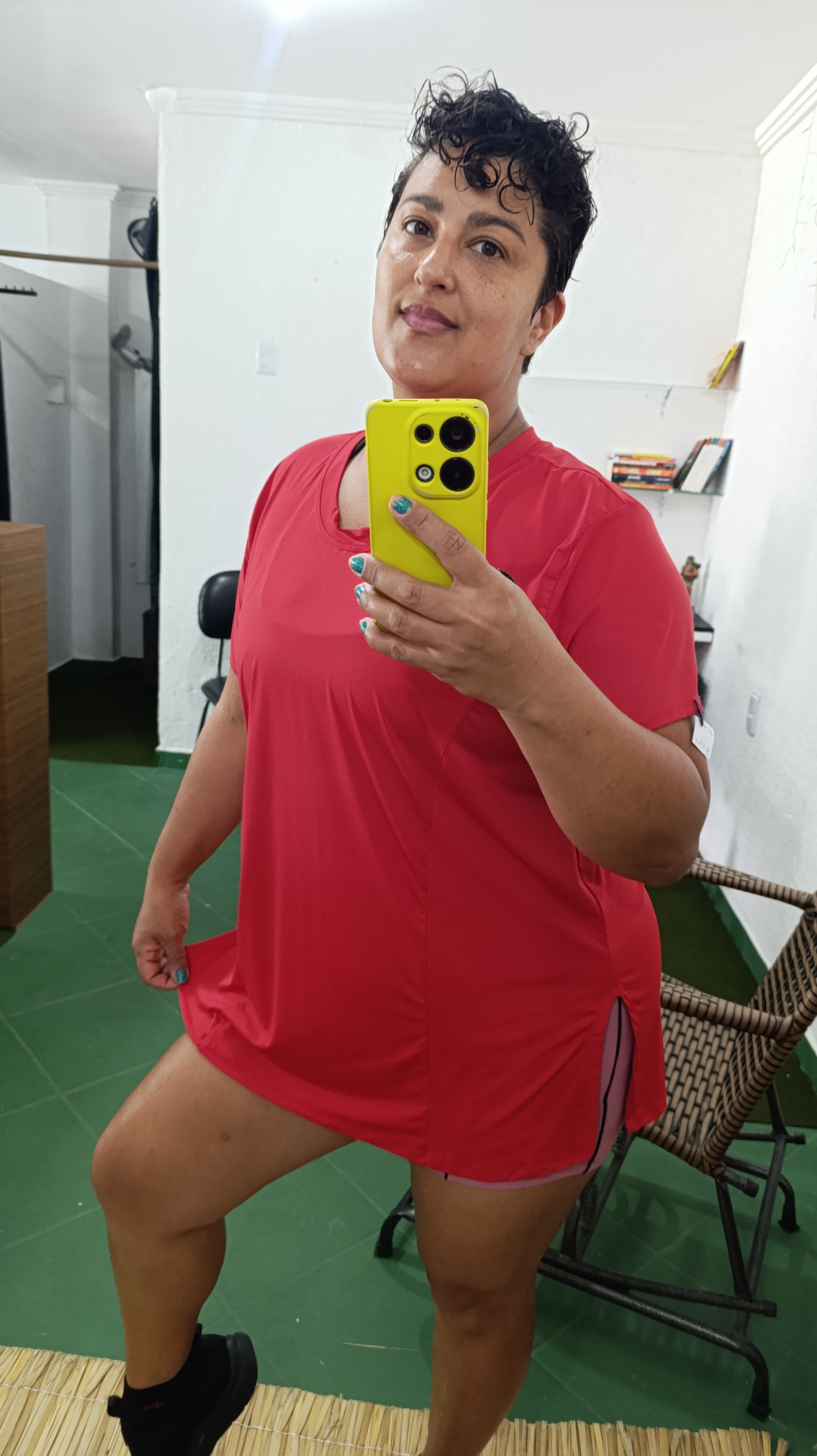 Blusa G4 Poliamida cor VERMELHA