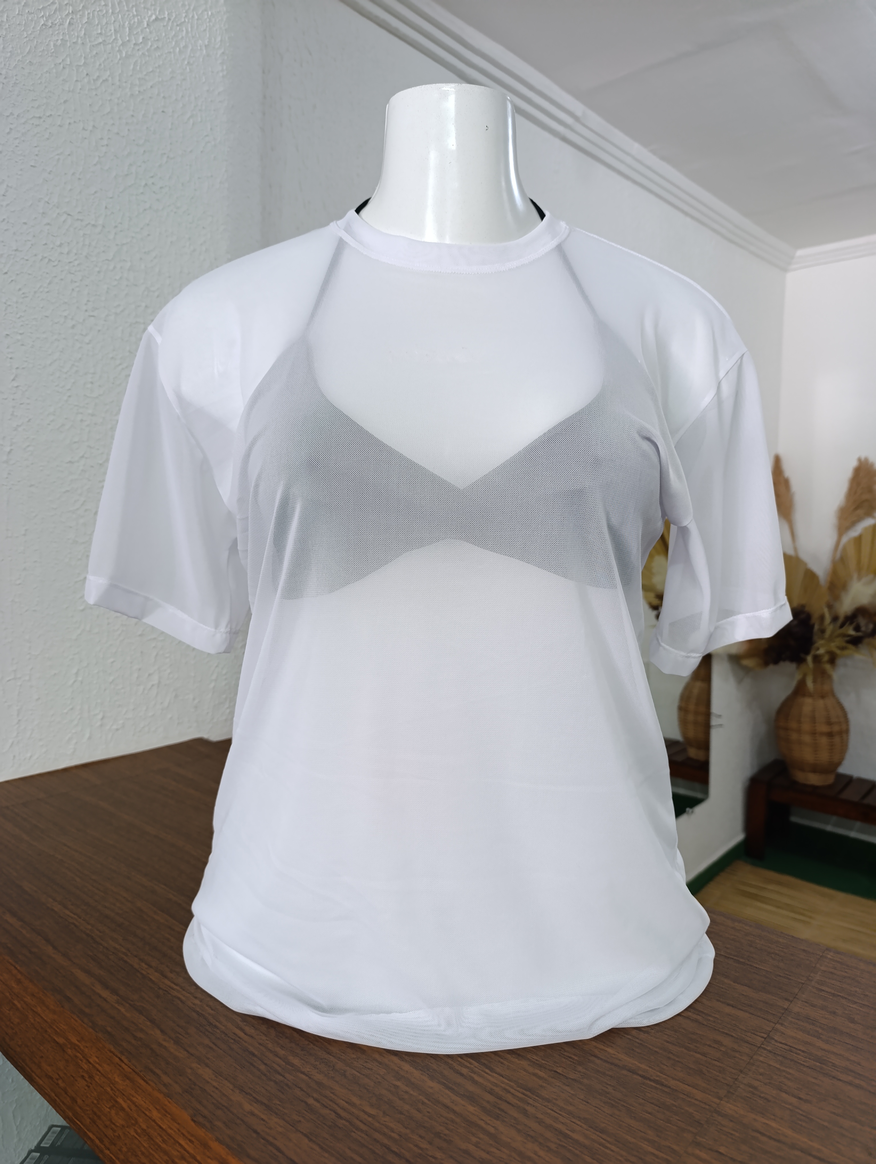 Blusa GG Tule Branco