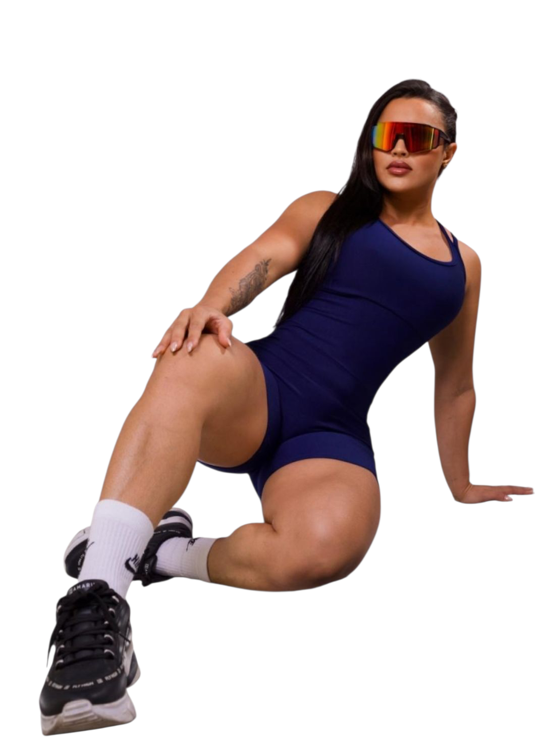 Macaquito M liso. Cores Rosa e Azul Petróleo