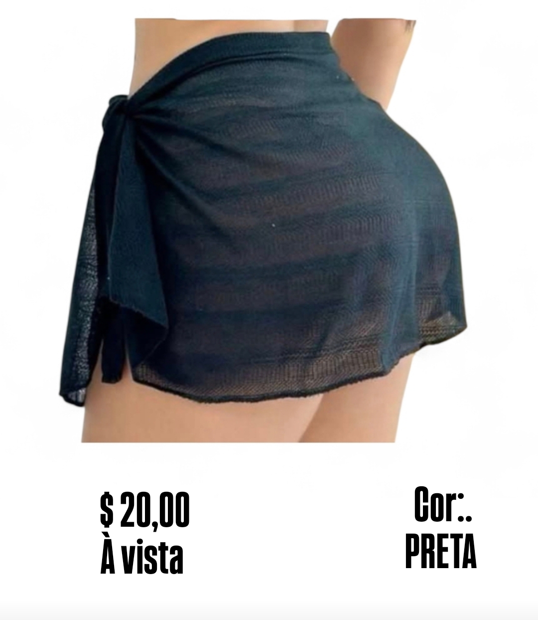 Saída de PRAIA GG PRETA