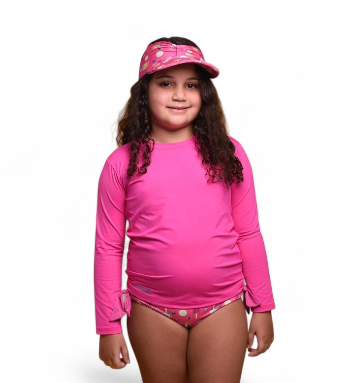 Camisa UV 10 anos Cor ROSA