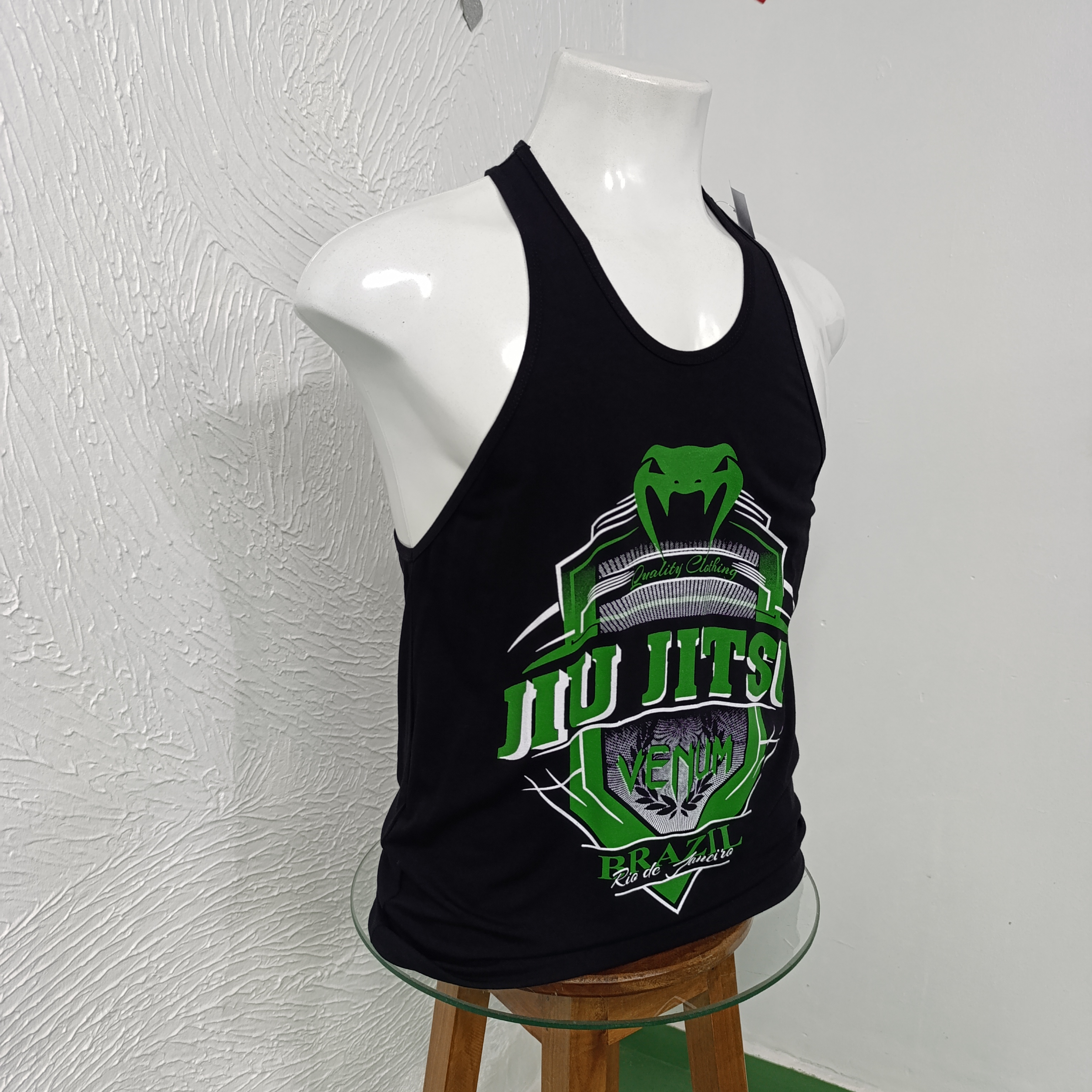 Camiseta P Cavada Jiu-jitsu estampa VERDE