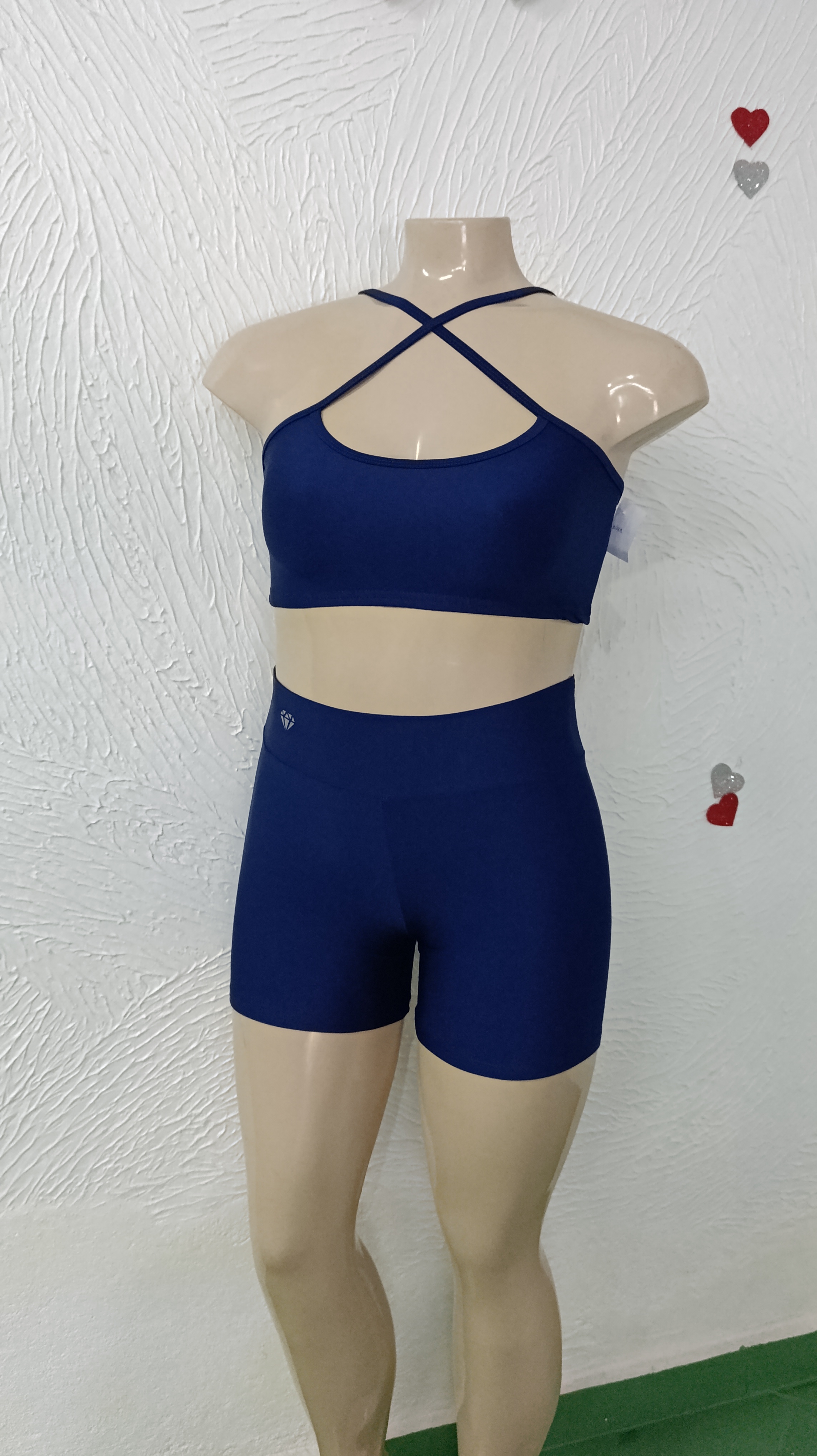 Conjunto de Short M MARINHO. ALCINHA FINA