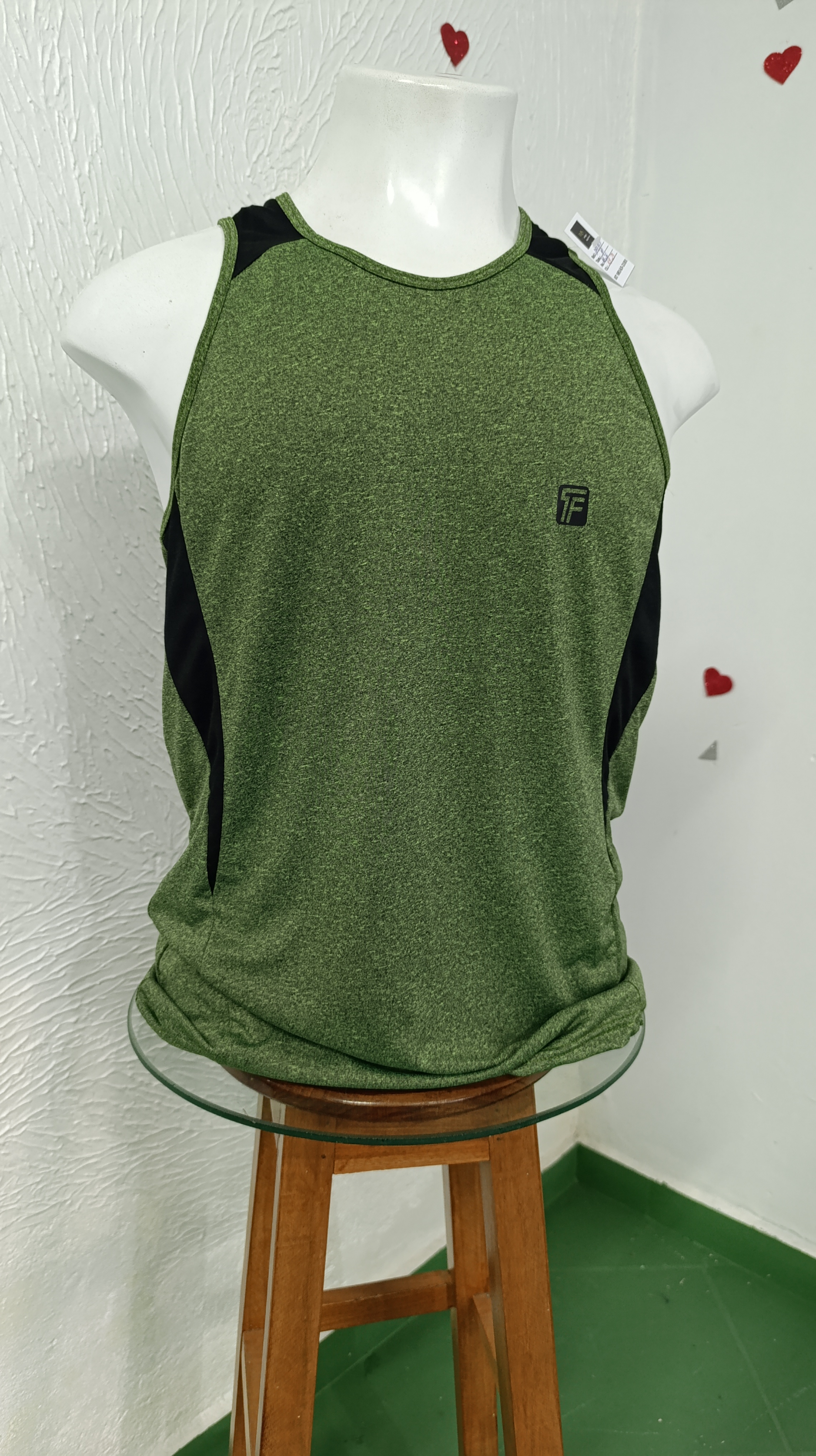 Camiseta M Dryfit cor: Verde mescla