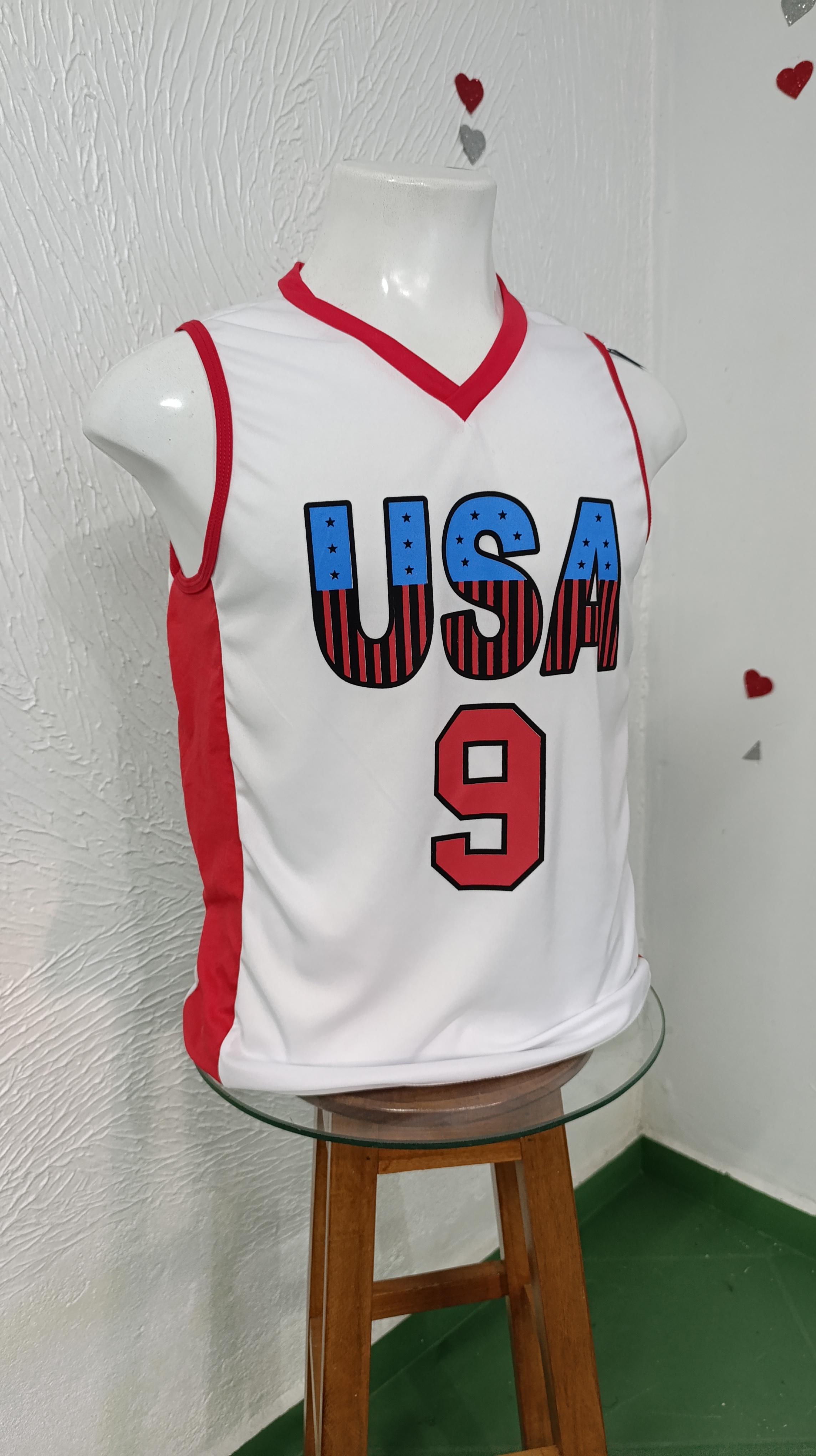 Camiseta M Basquete USA 9