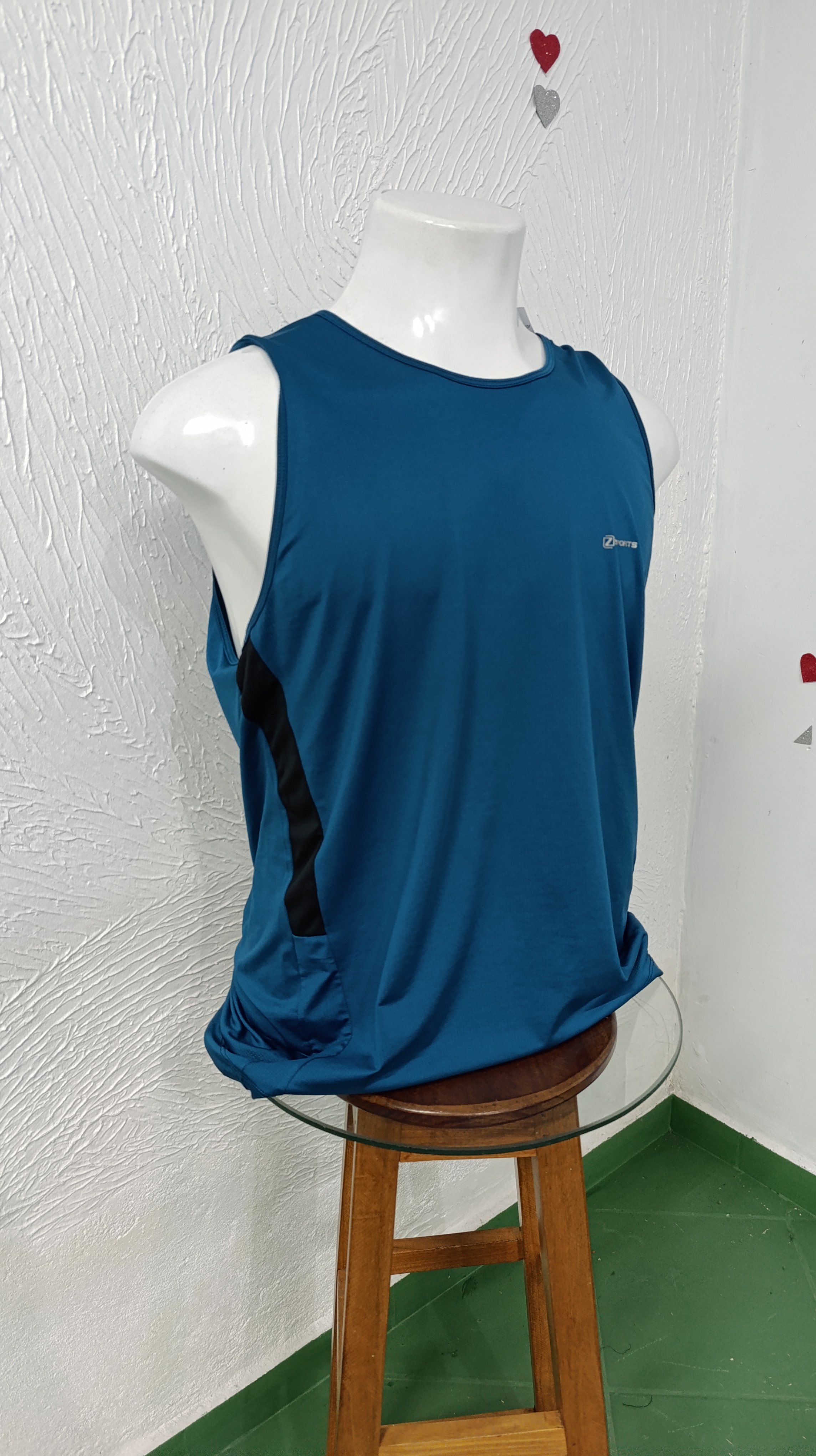 Camiseta M Dryfit cor: ciano