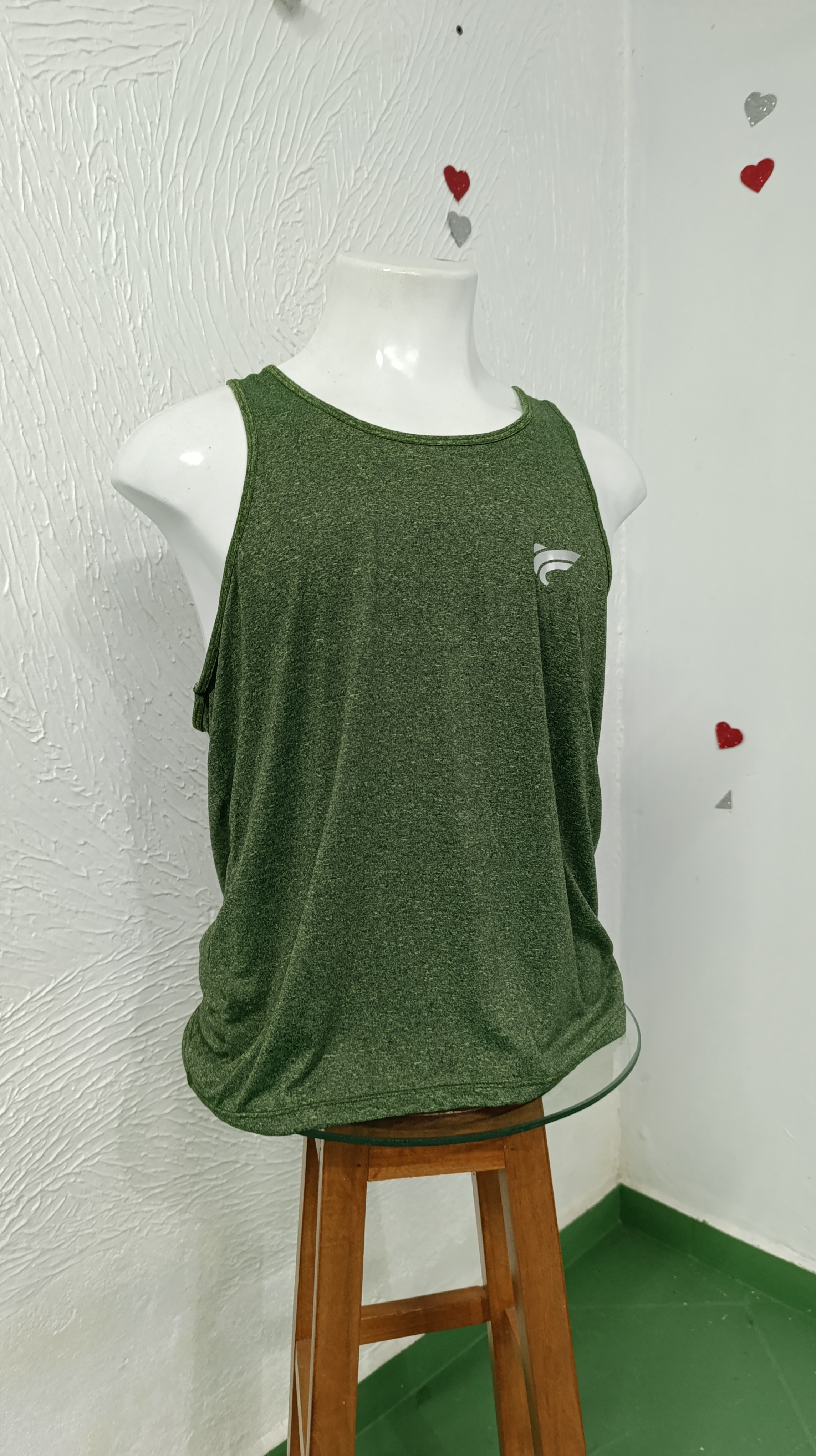 Camiseta M Dryfit Cor verde mescla
