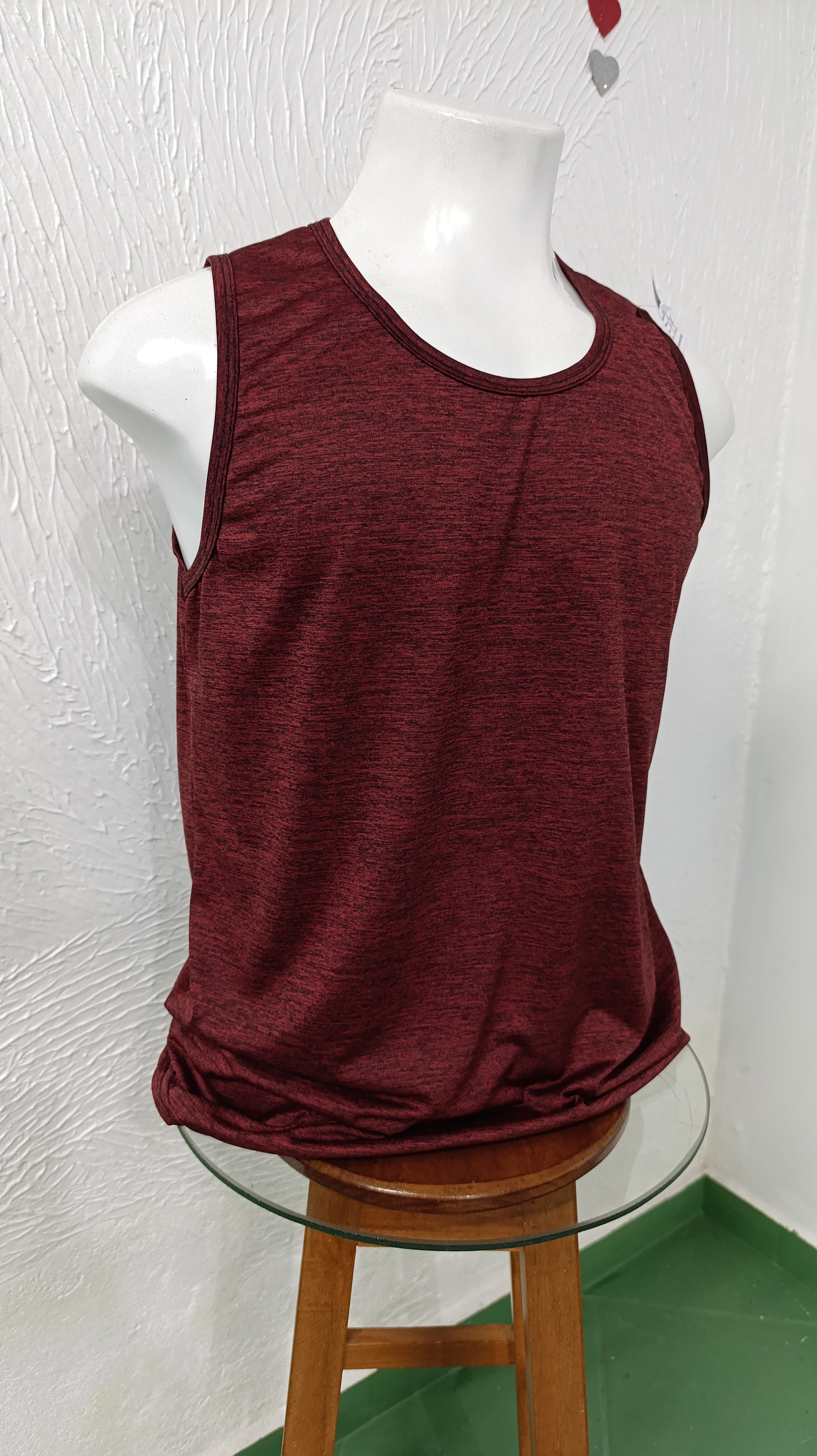 Camiseta M Dryfit Cor: VINHO mescla