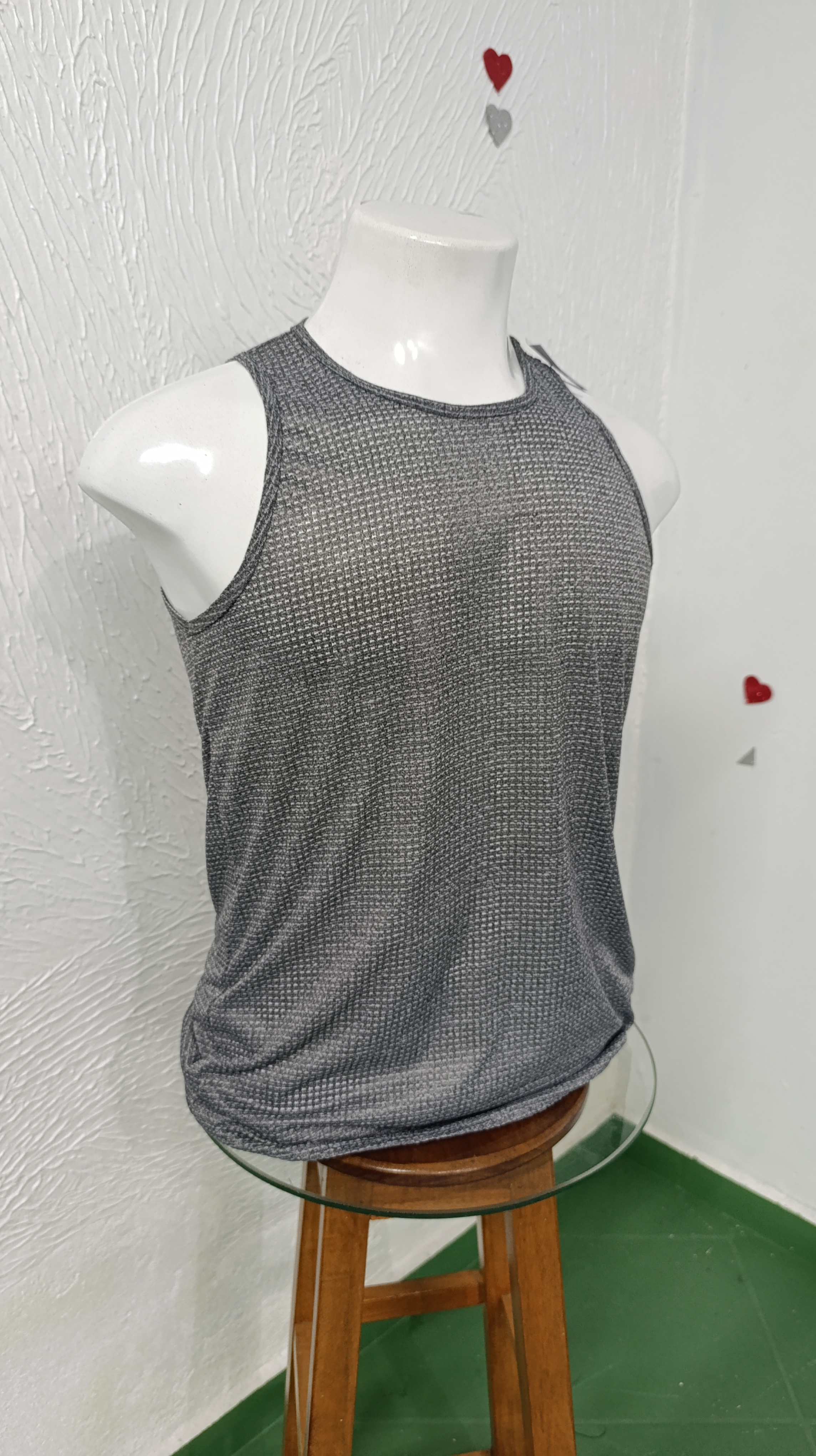 Camiseta G Dryfit furadinho Cor CINZA