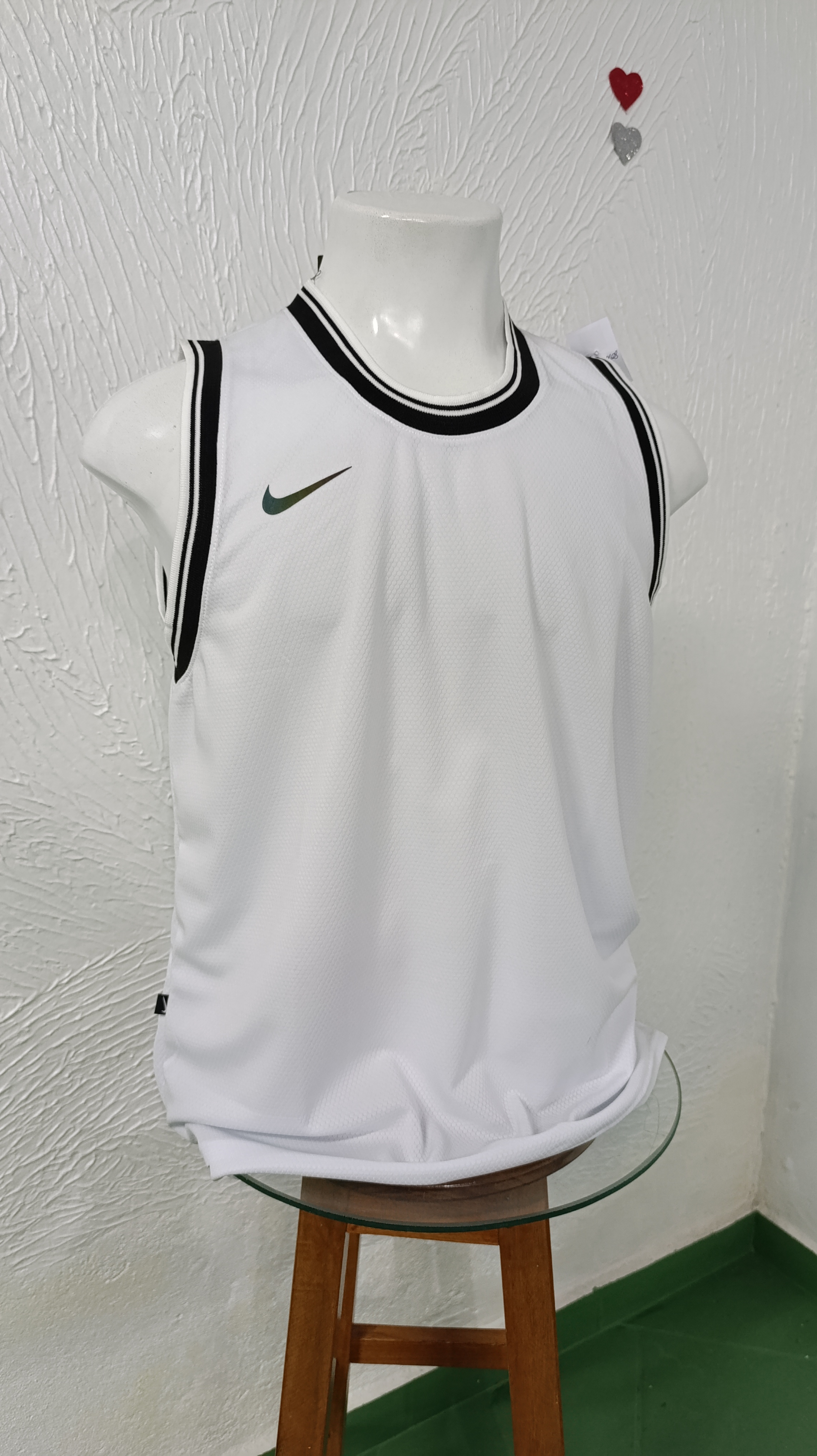 Camiseta M Basquete Nike Cor. Branco