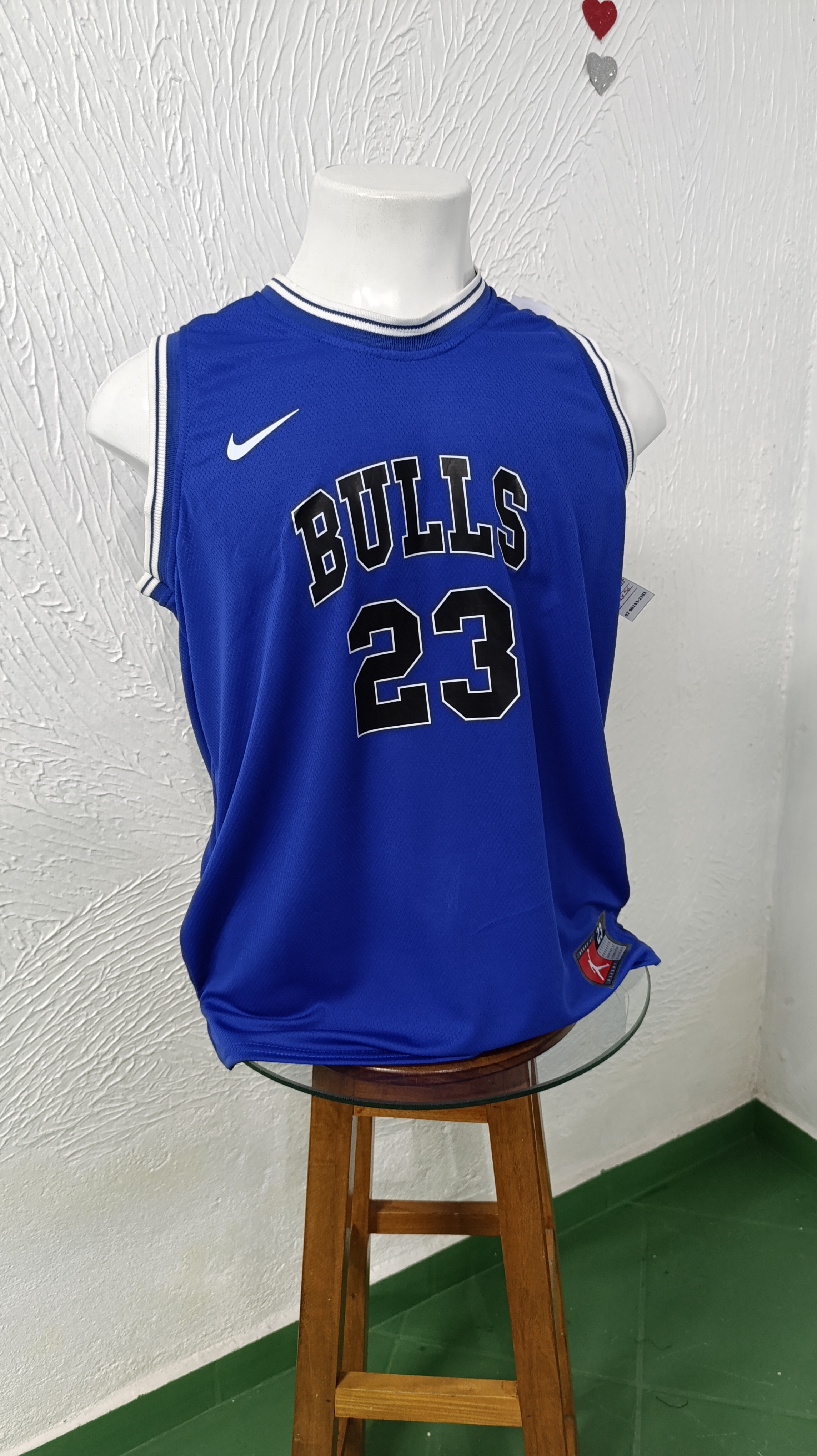 Camiseta G Basquete BULLS 23 Cor. Azul