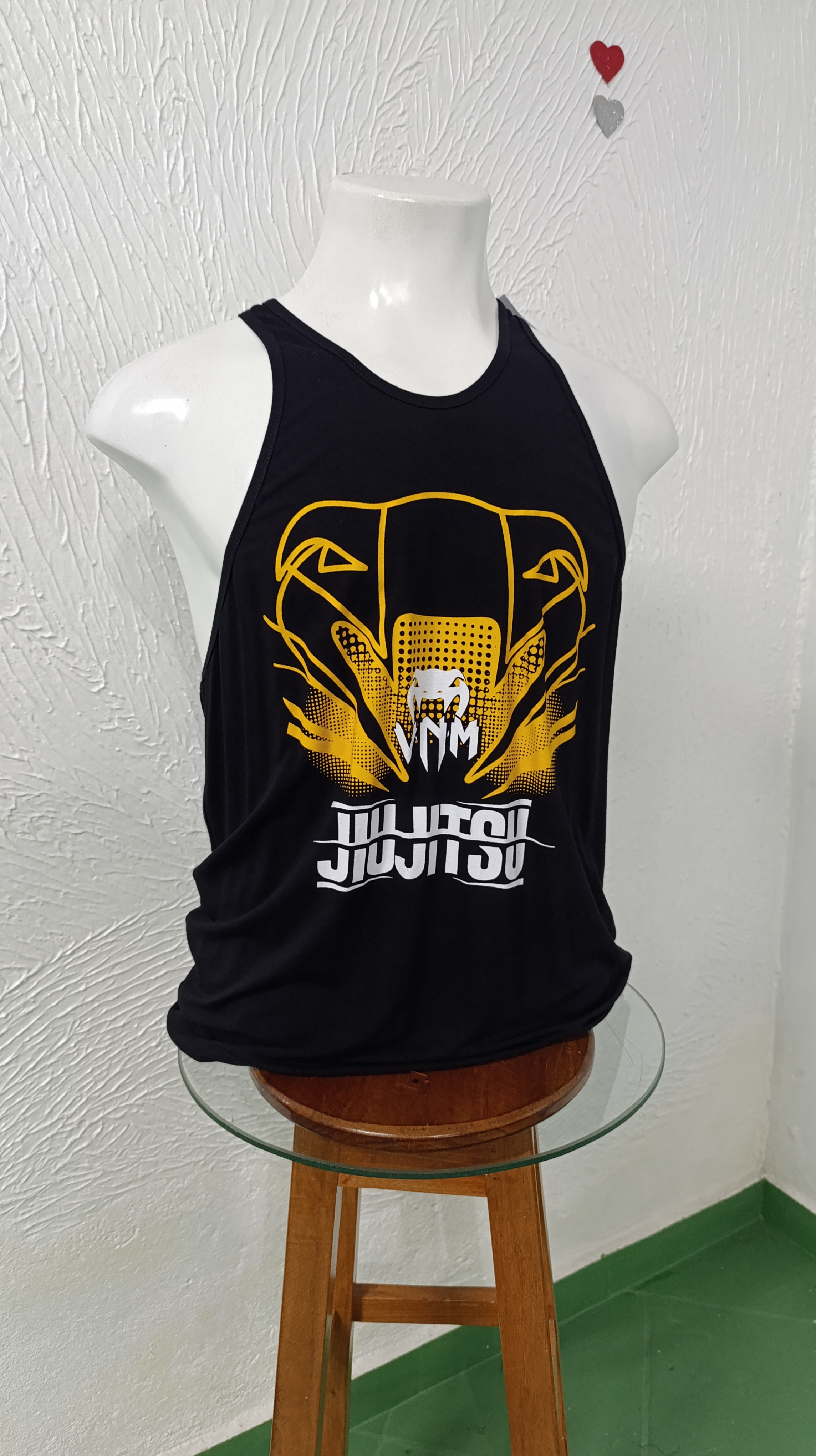 Camiseta G Cavada Jiu-jitsu estampa amarela