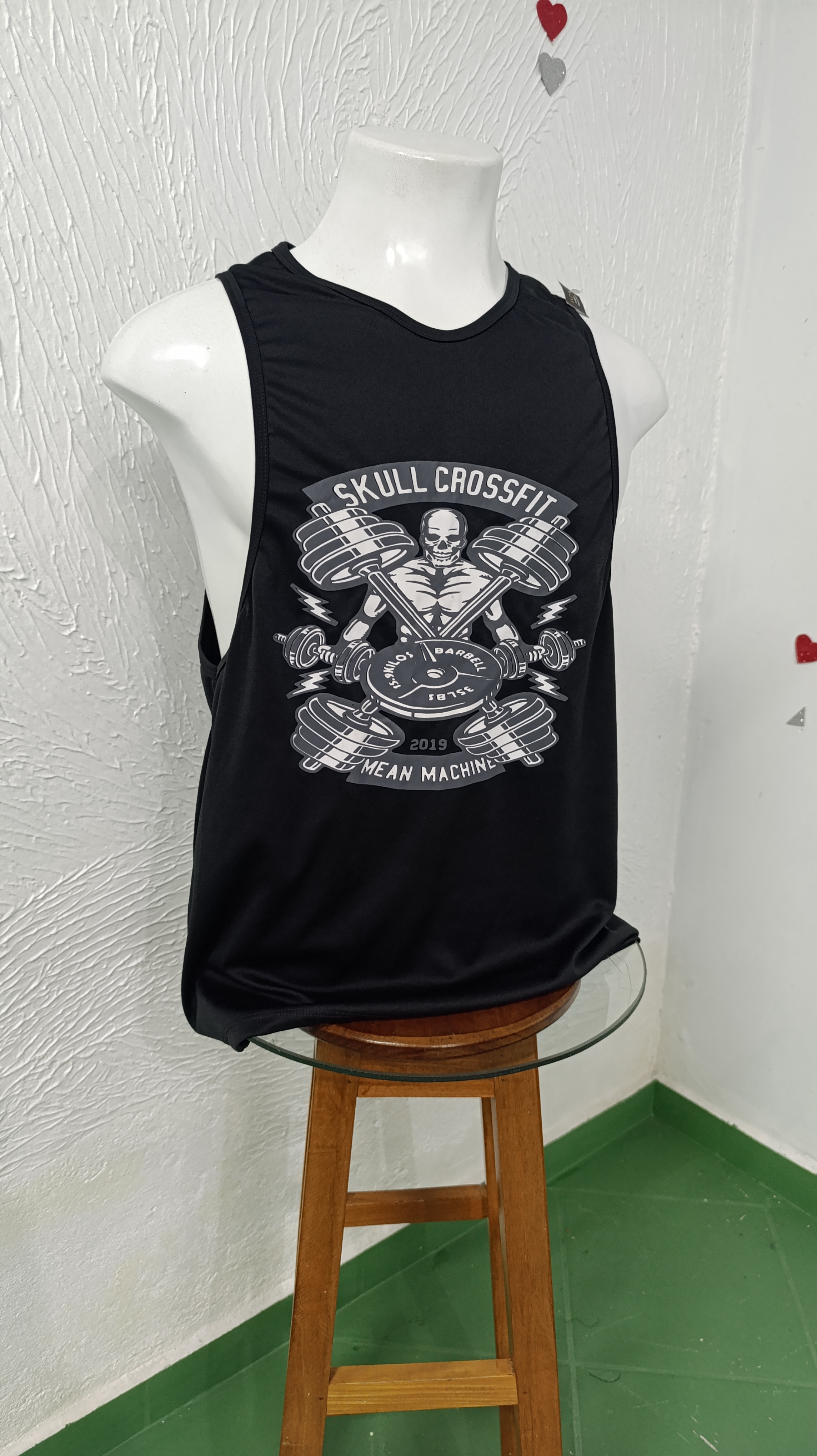 Camiseta G Cavada skull crossfit