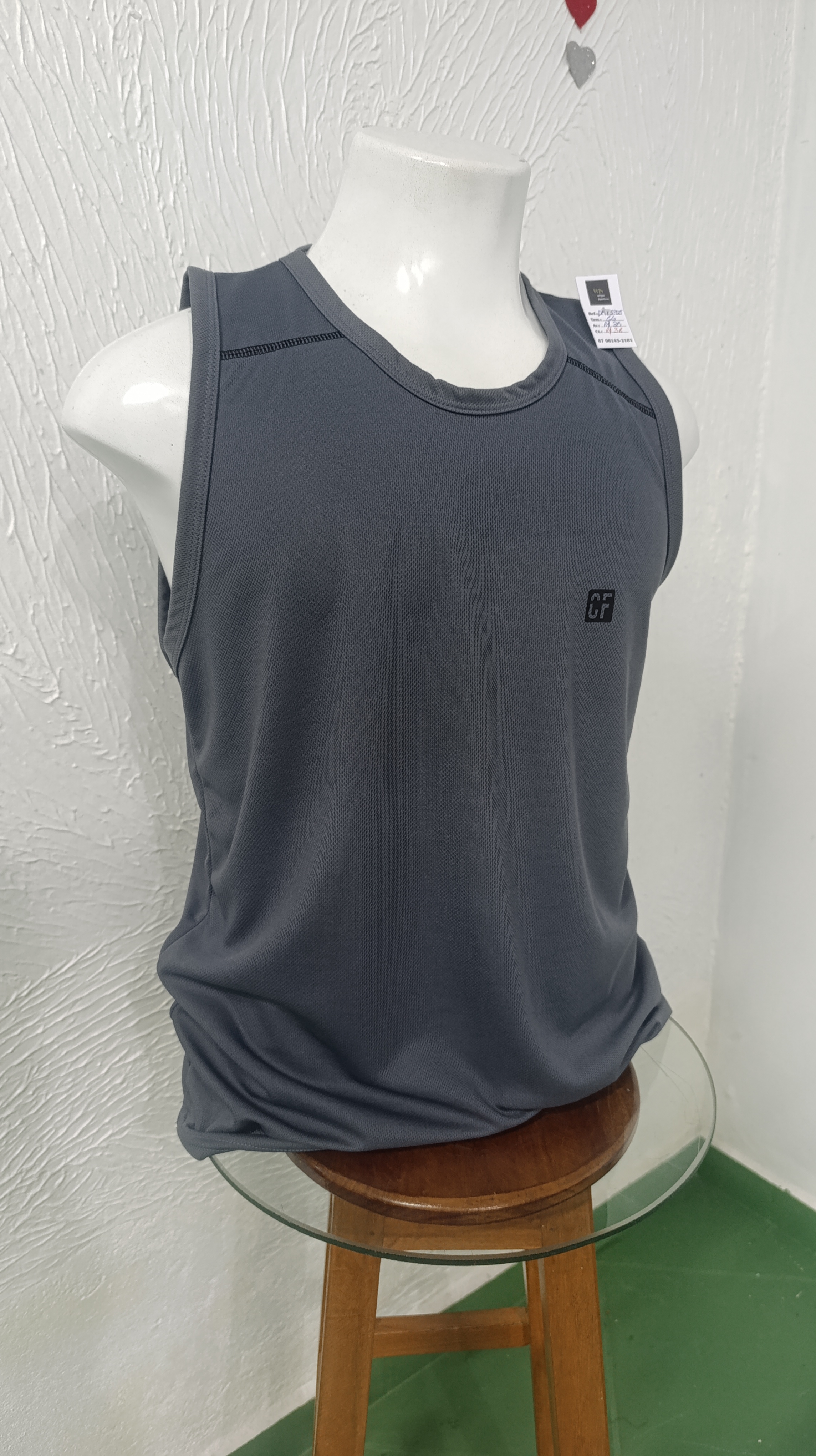 Camiseta GG Dryfit Cor. GRAFITE