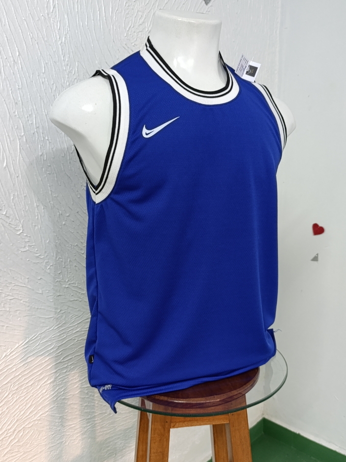 Camiseta G Basquete Nike Cor. Azul
