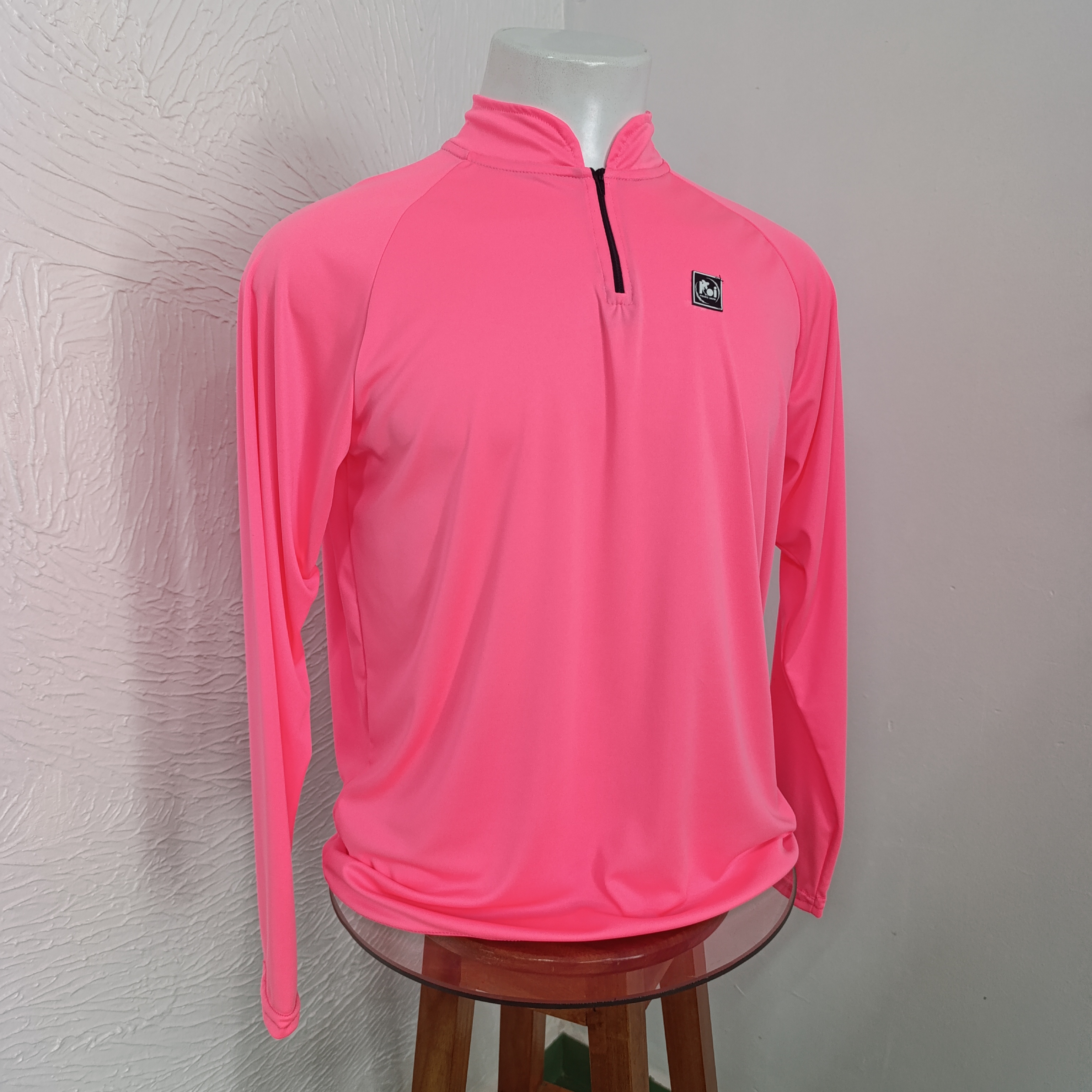 Camisa M UV ciclismo e etc Cor: ROSA