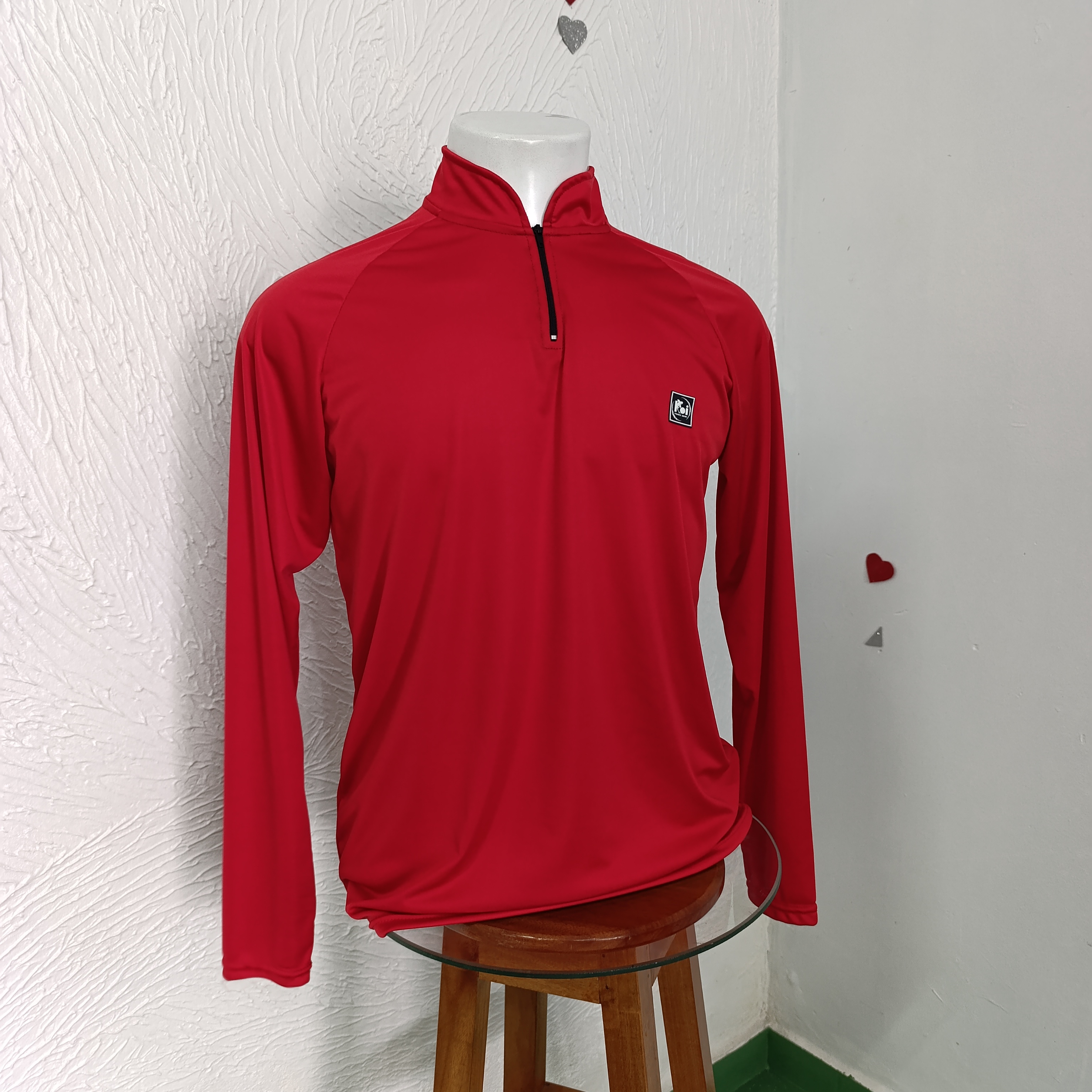 Camisa G UV ciclismo e etc. Cor VERMELHA