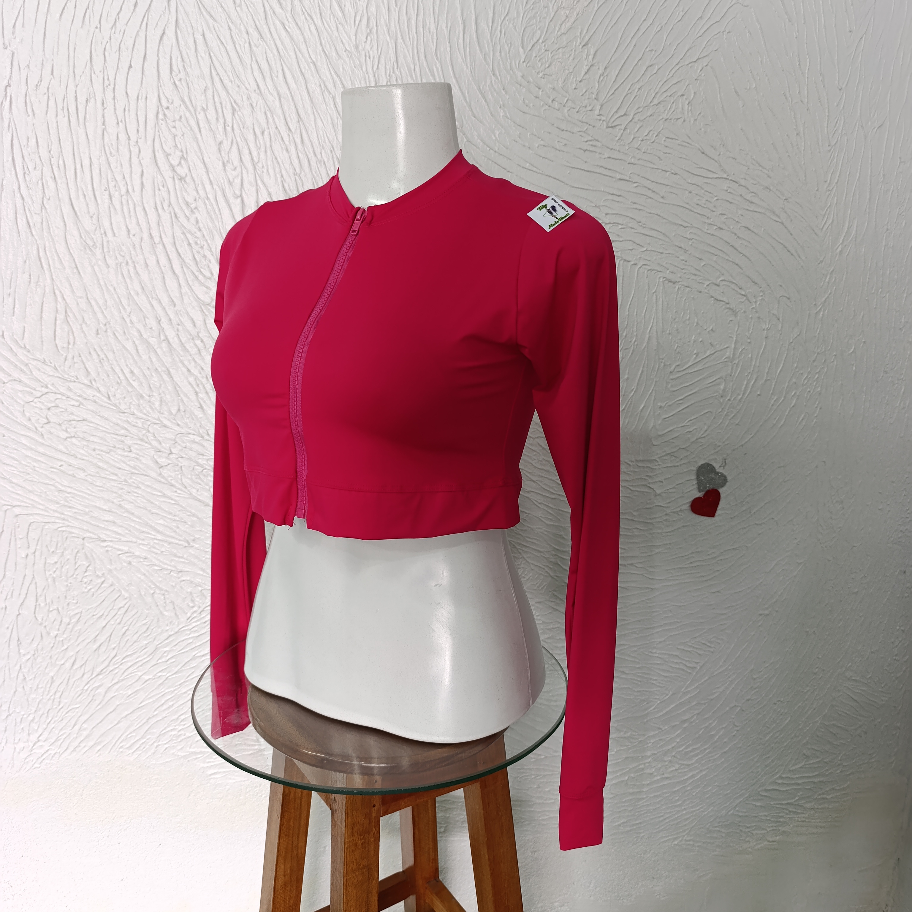 Casaquinho G UV CROPPED. Cor Pink