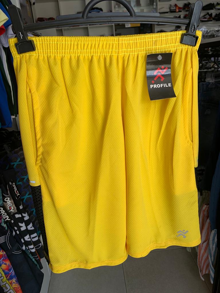 Bermuda Dry Fit Amarelo