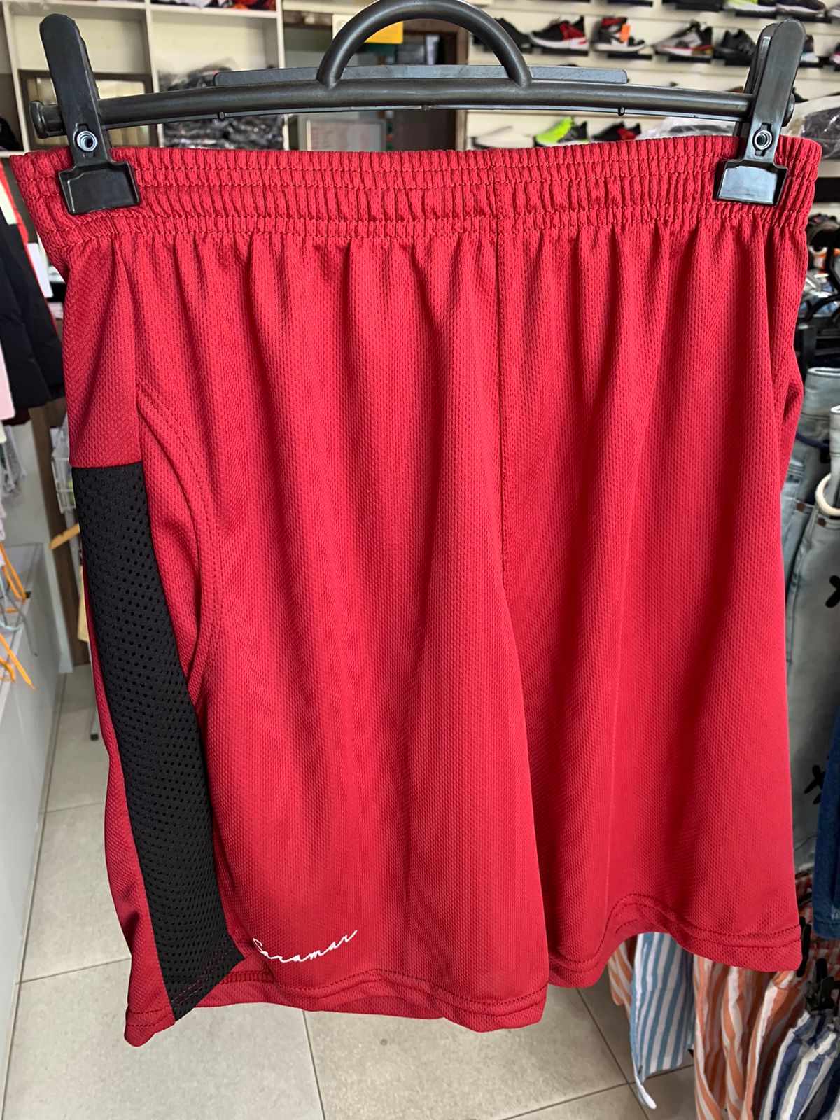 Bermuda Dry Fit Bordô