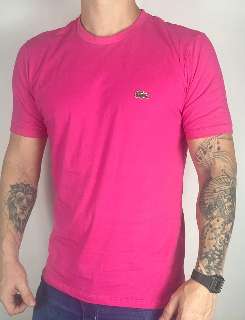 Camiseta Peruana Lacoste Rosa