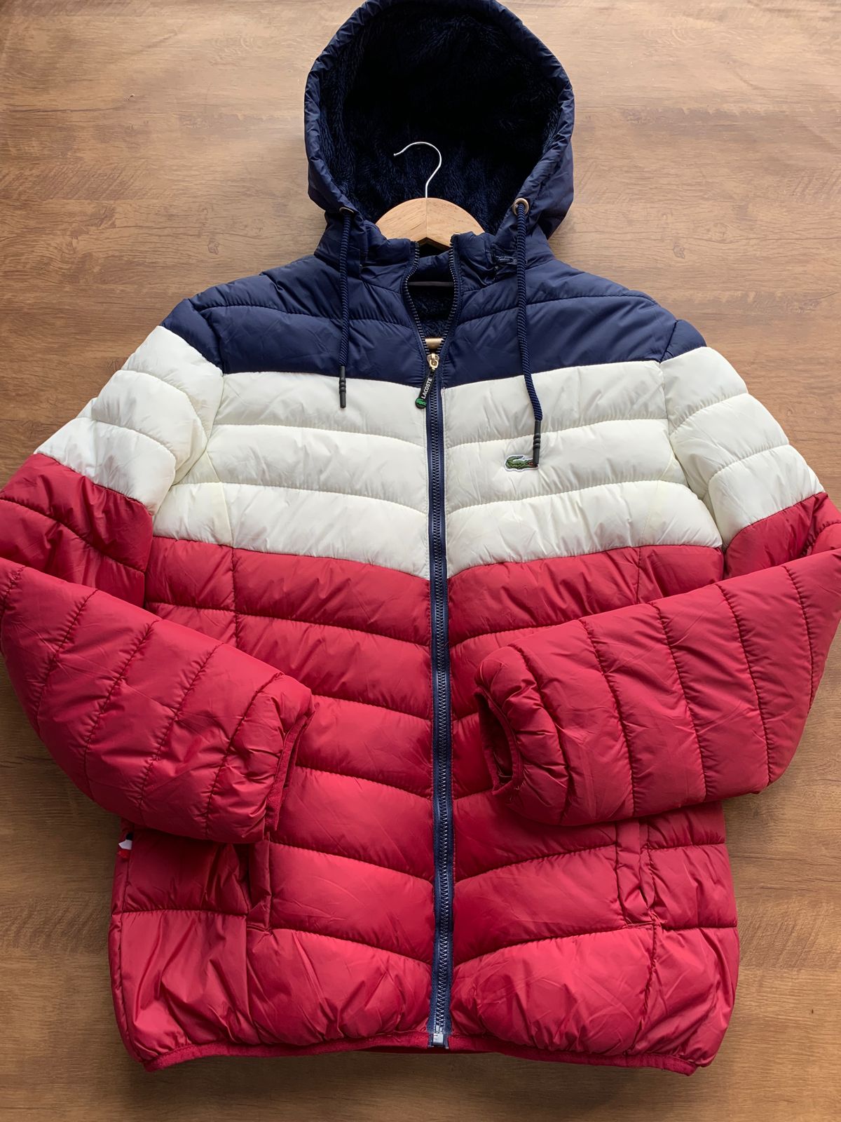 Bobojaco Lacoste Vermelho/Branco/Marinho