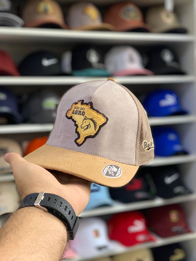 Boné com logo "sou do agro"
