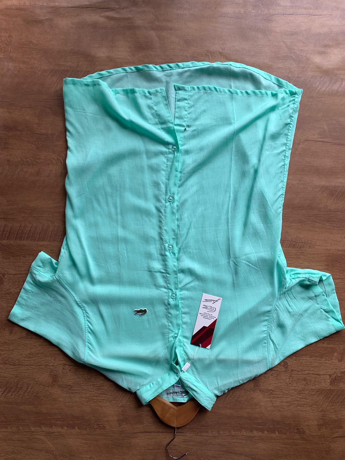 Camisa Gola Padre Verde