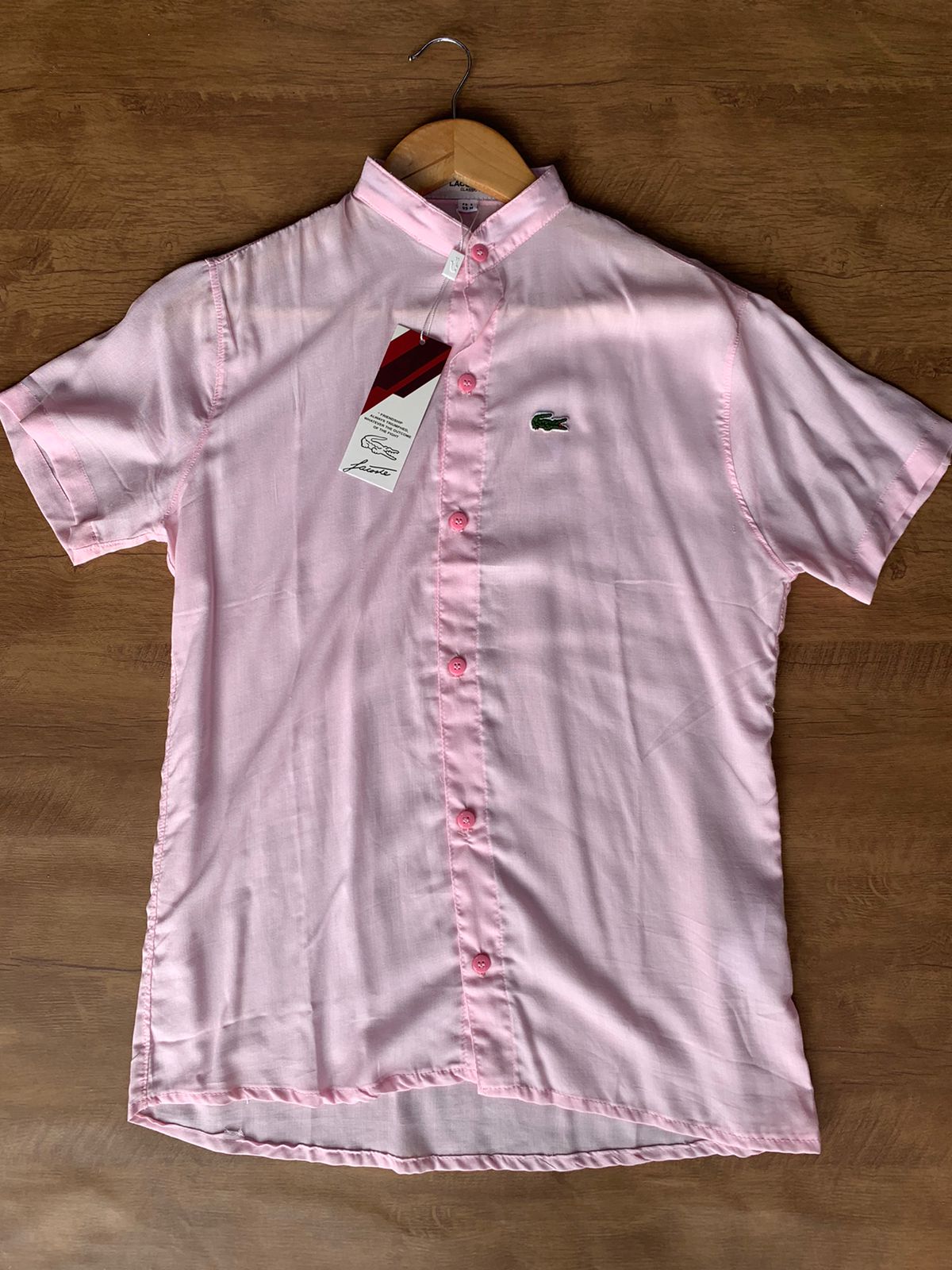 Camisa Gola Padre Rose