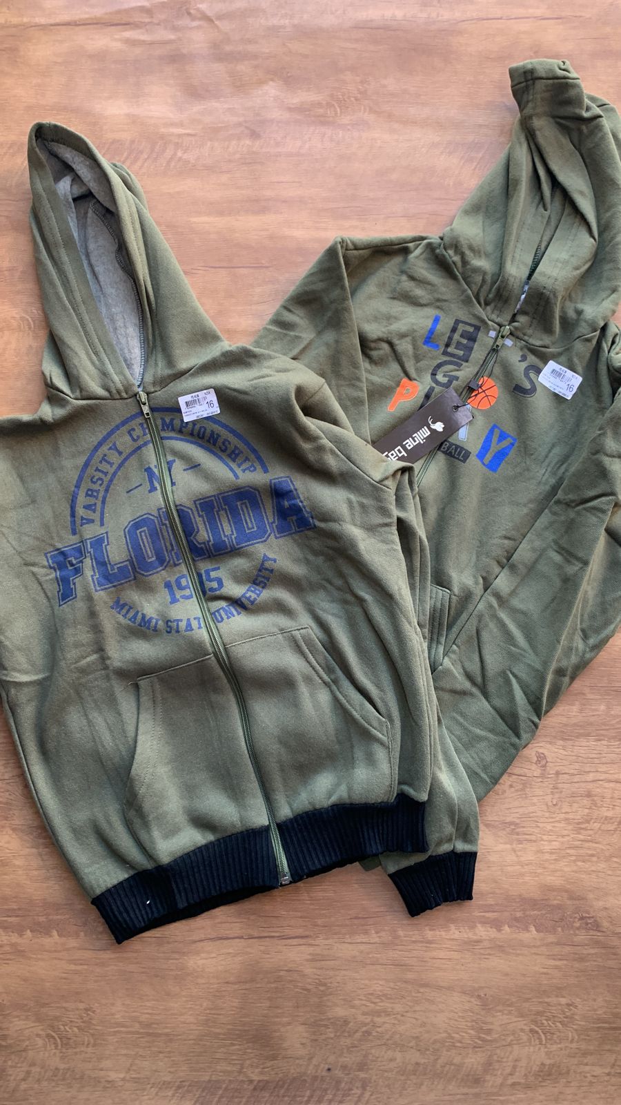 Casaco Infantil/ Juvenil Verde