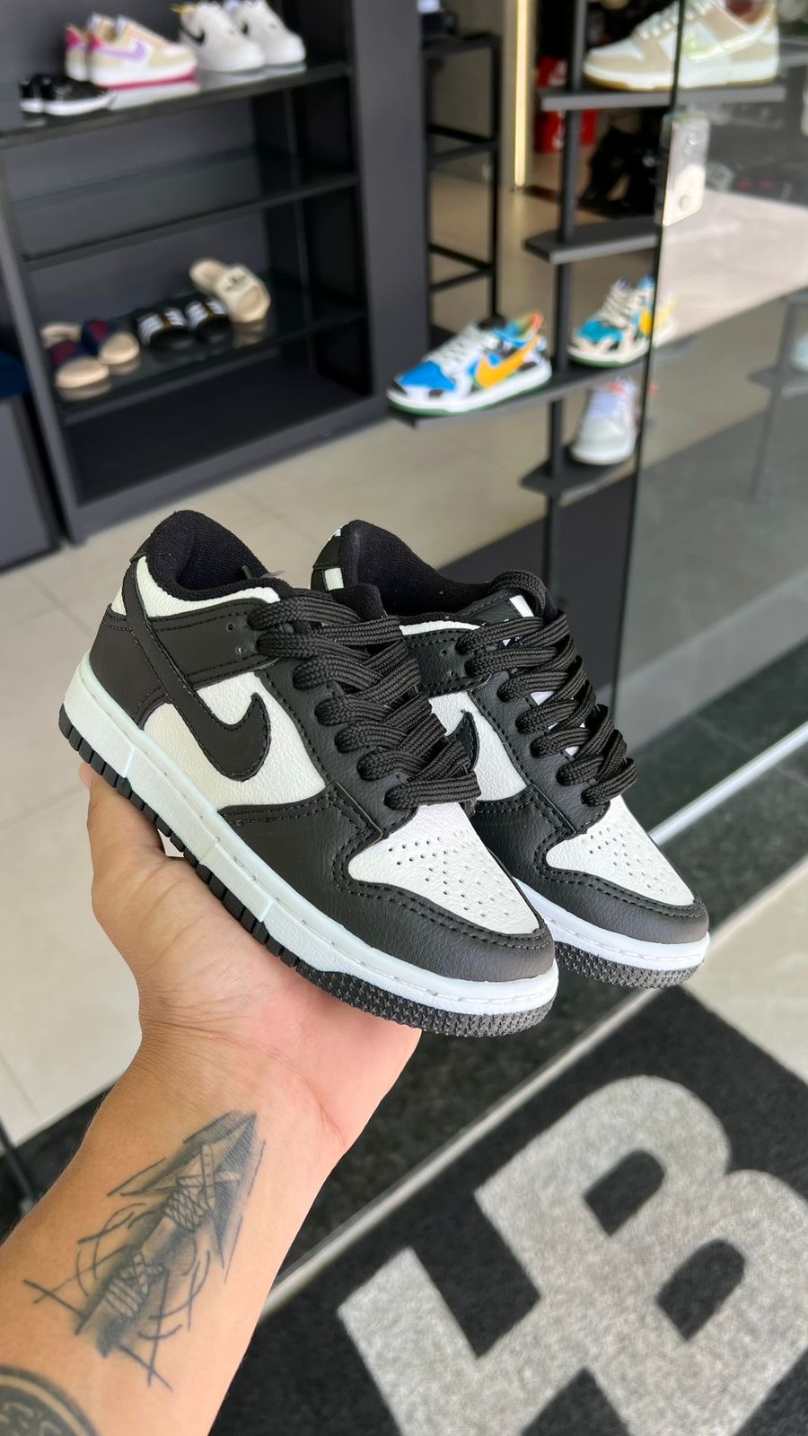 Tênis Dunk Infantil Panda