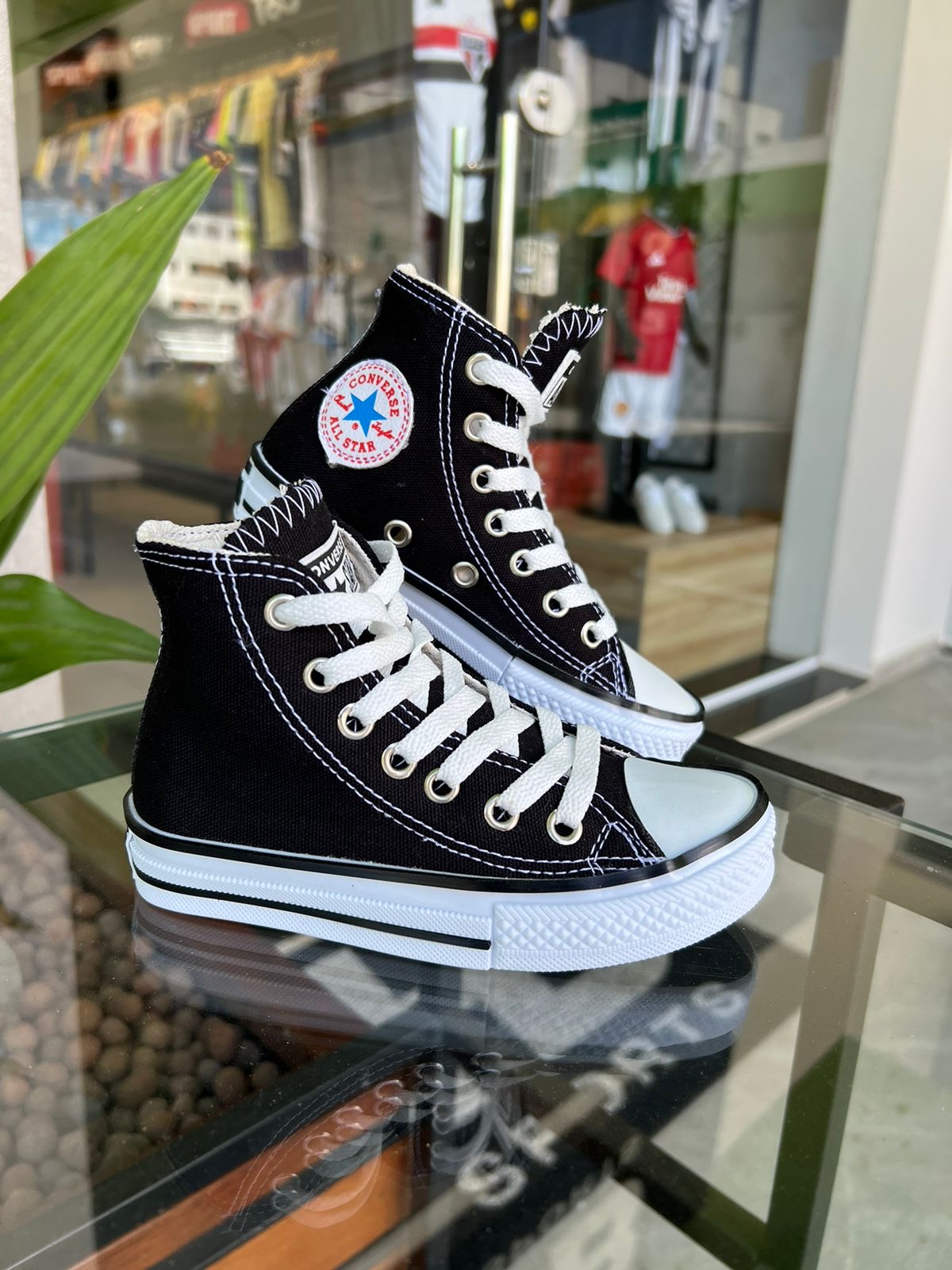Botinha All Star Infantil Preto Lona