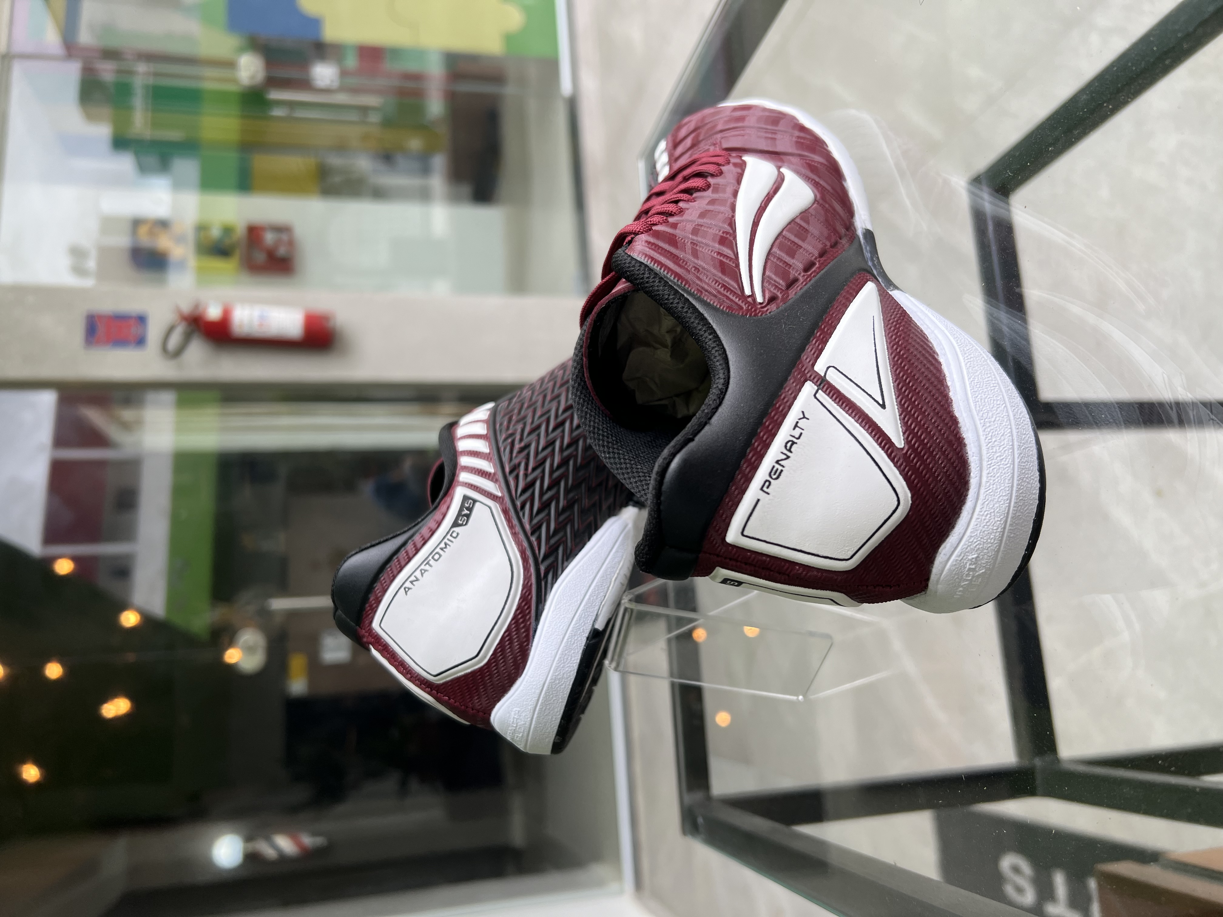 Chuteira Futsal Digital Pro Vinho/preto