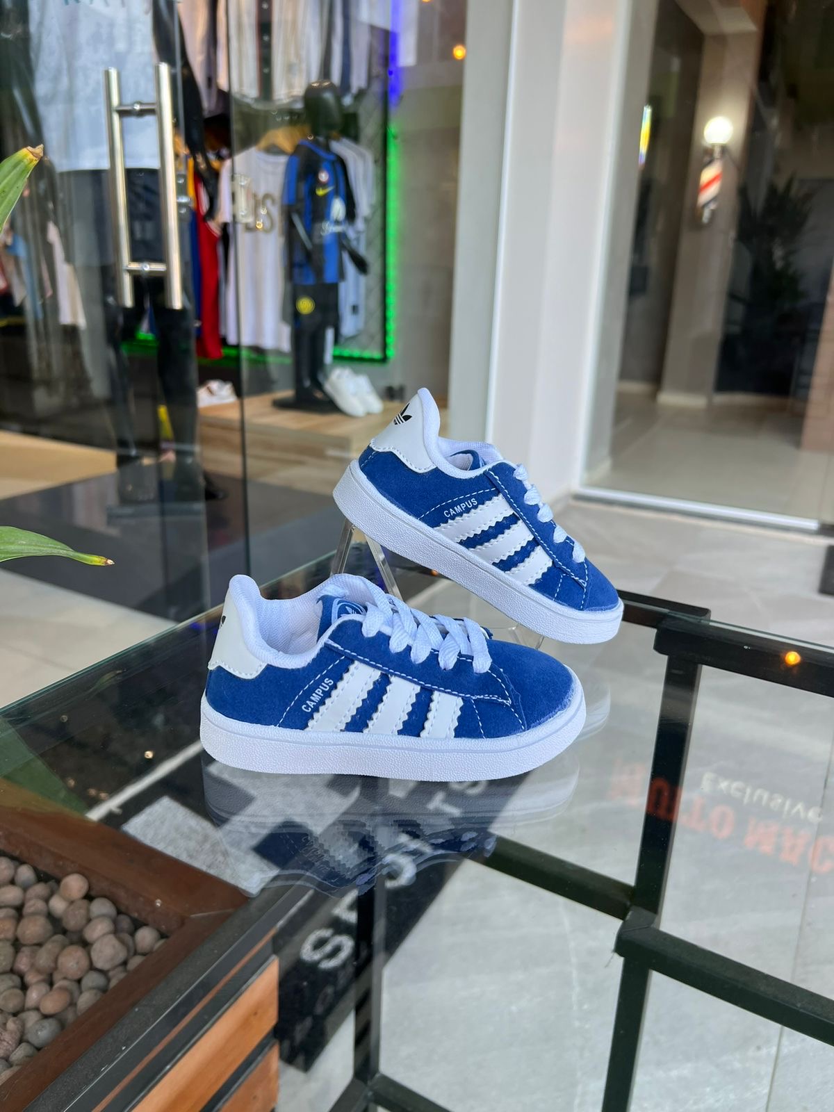 Tênis Adidas Campus Azul/Branco