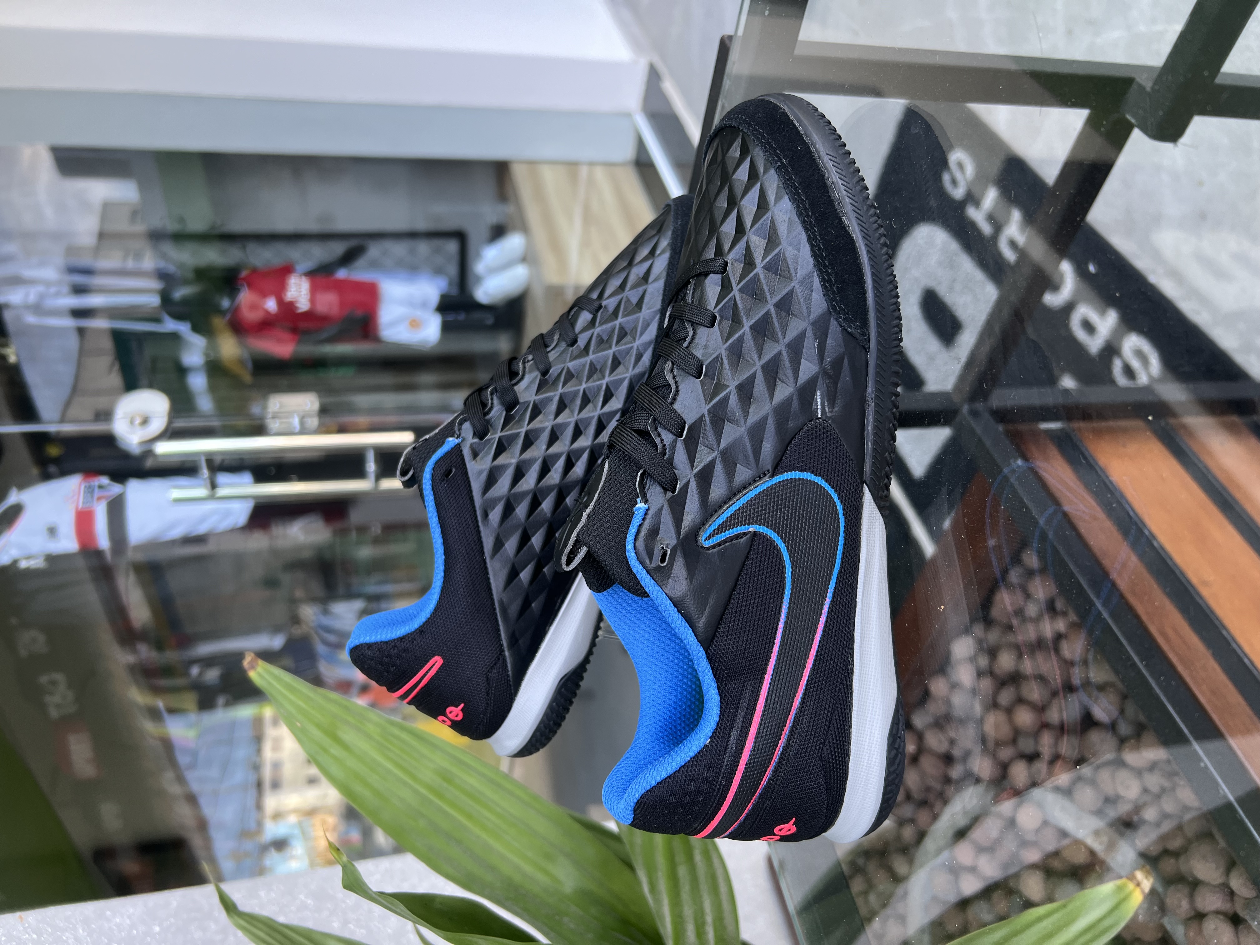 Chuteira Futsal Nike Tiempo Preta