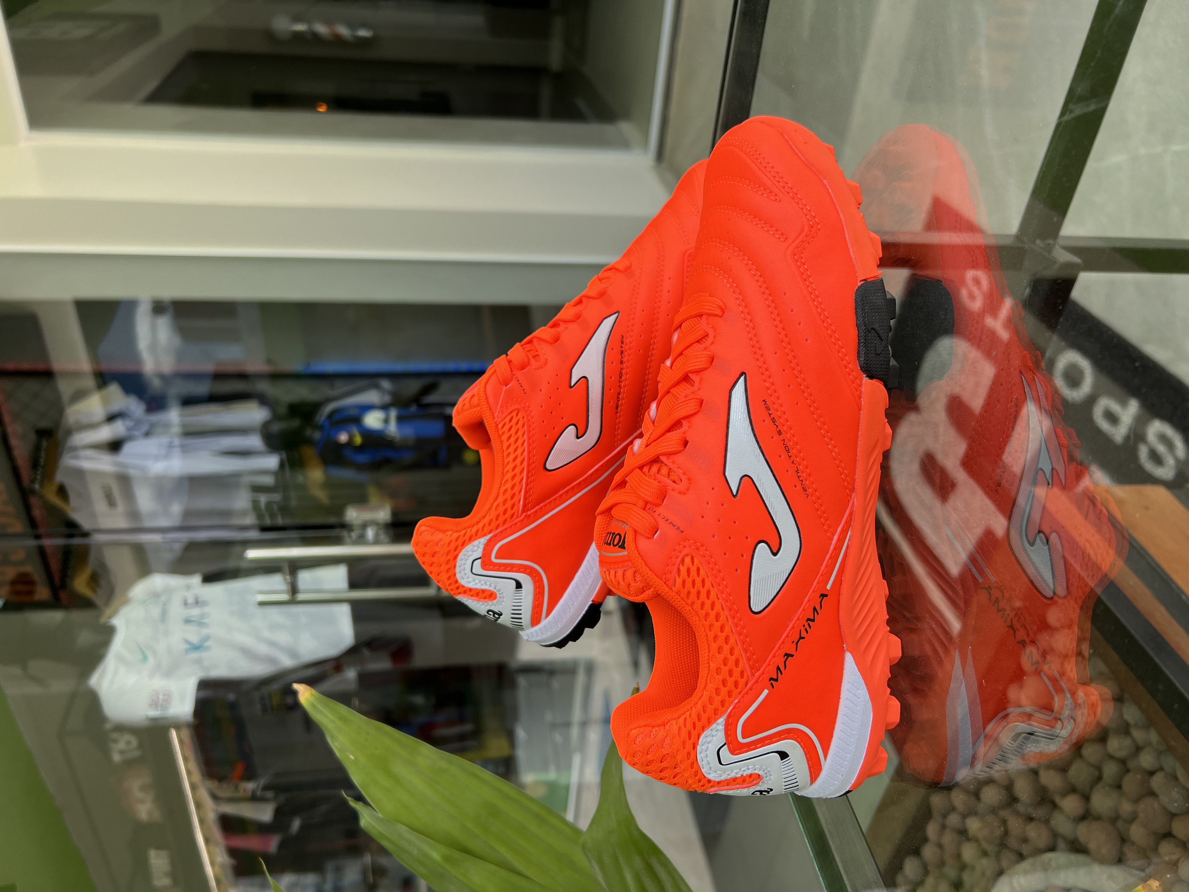 Chuteira Society Joma Maxima Laranja