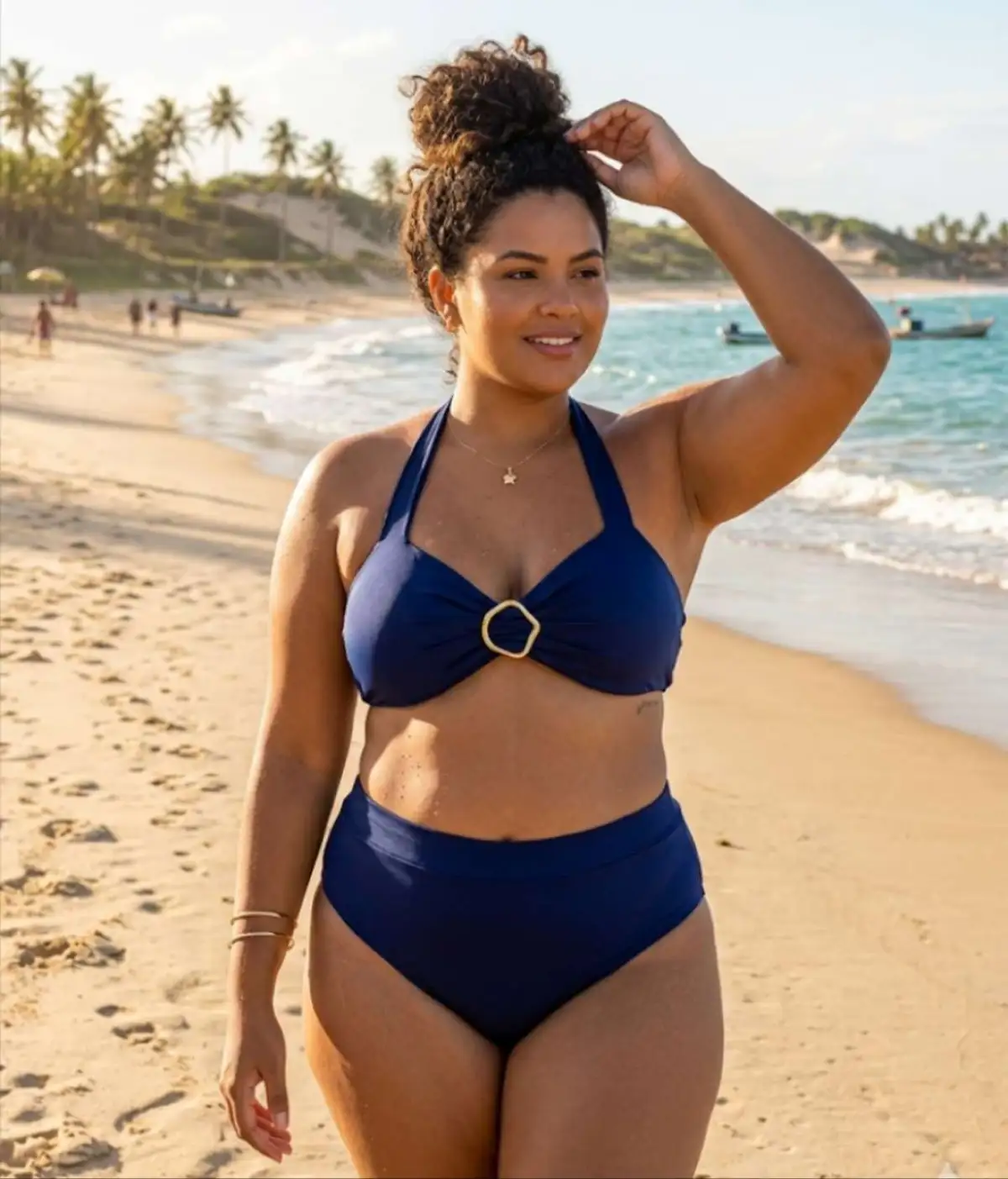 Biquíni Plus Size veste até 54. REF. 115.03.26 cor MARINHO