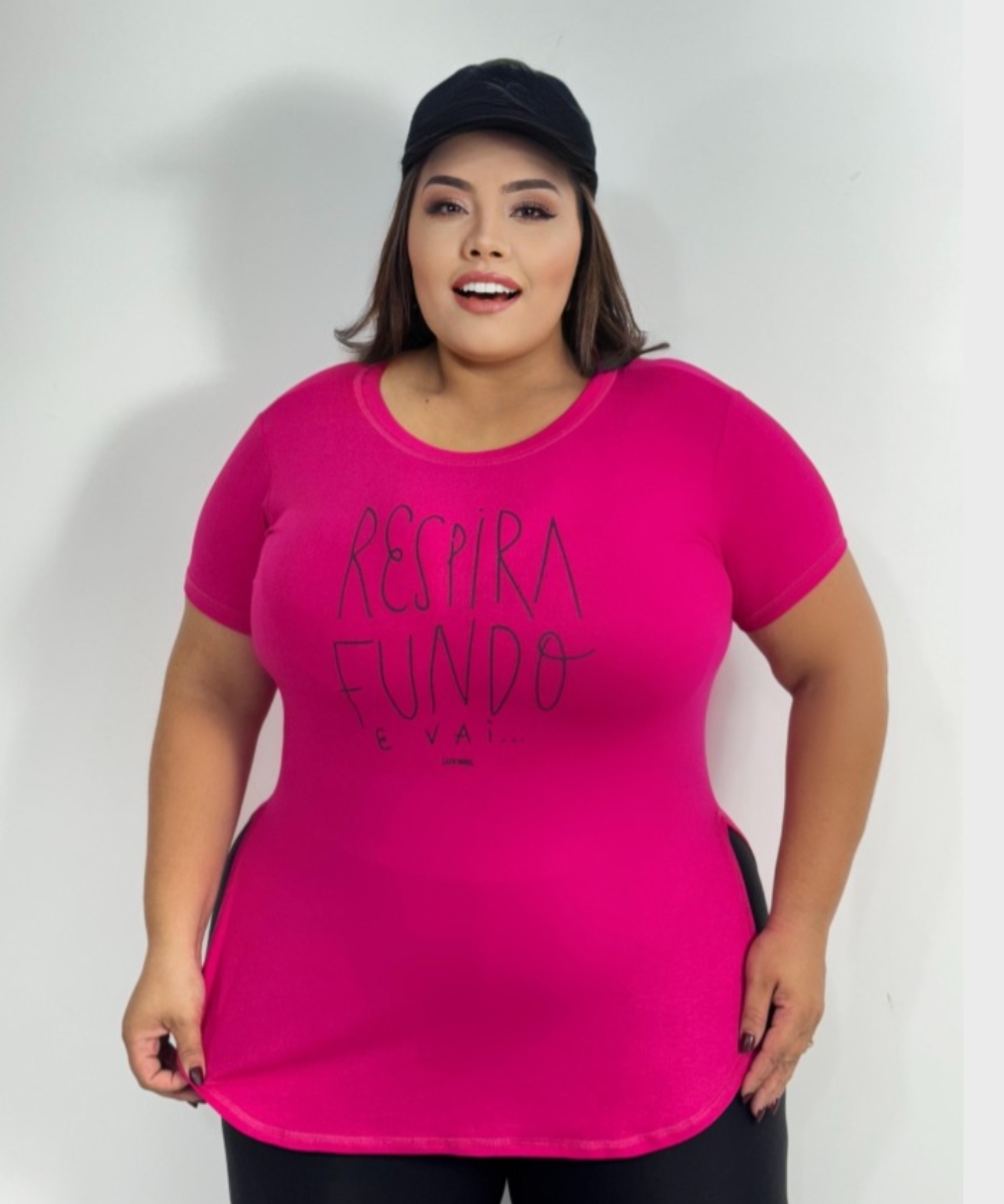 Blusa G2 Longline. RESPIRA FUNDO. verificar cores