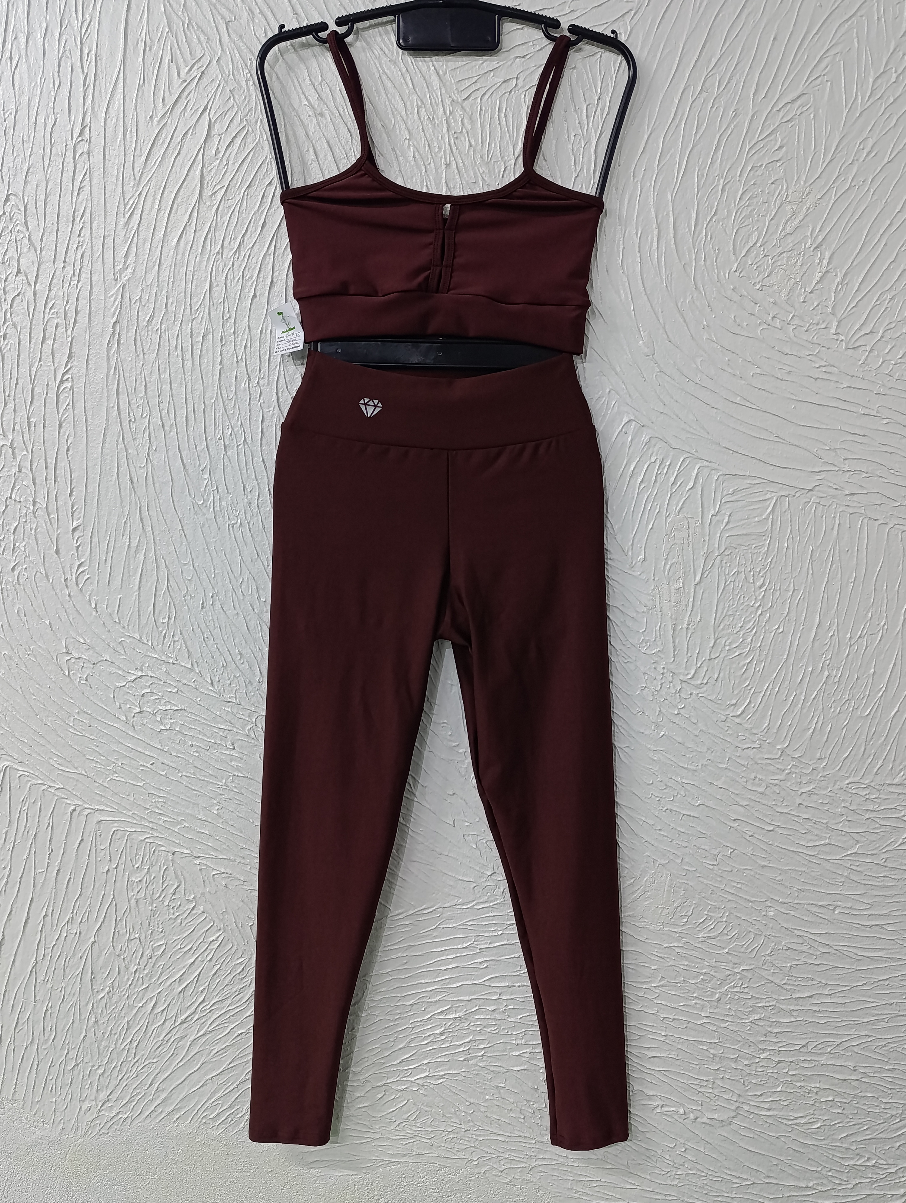 Conjunto de Legging M top sem bojo.Cor: Marrom
