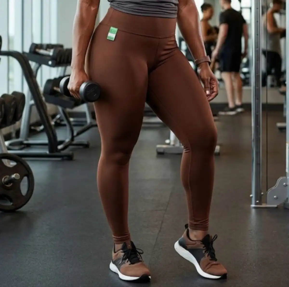 Legging G2 Poliamida. Cor MARROM