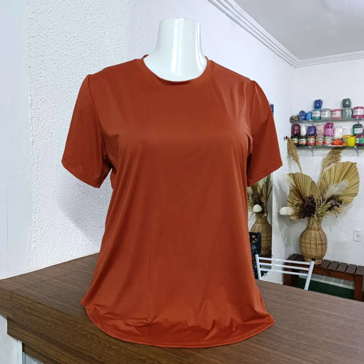 Blusa G3 Poliamida. Terra Cota